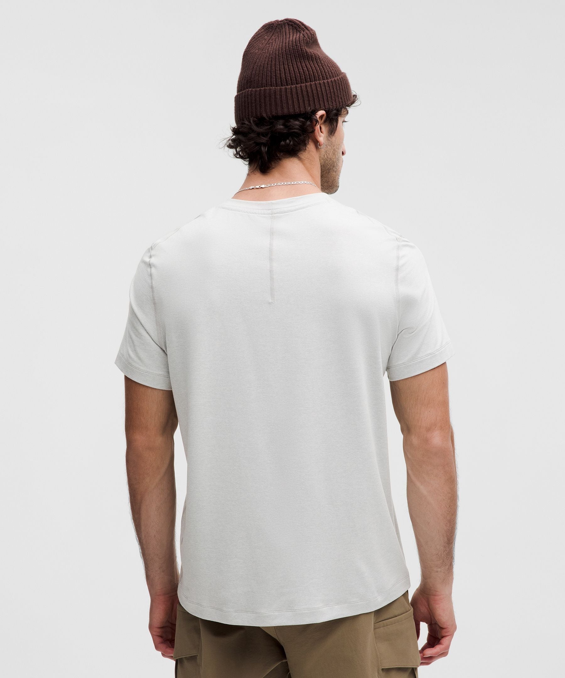 Lululemon Soft Jersey Short-Sleeve Shirt Heathered Vapor/Heathered Silver Drop
