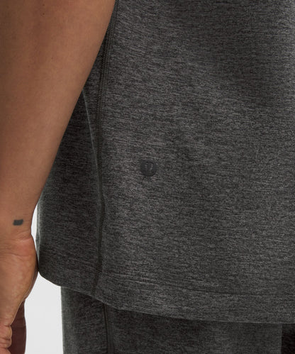 Lululemon Soft Jersey Short-Sleeve Shirt Heathered Black/Heathered Graphite Grey