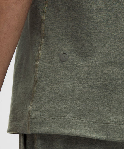 Lululemon Soft Jersey Short-Sleeve Shirt Heathered Palm Deco/Heathered Bay Leaf