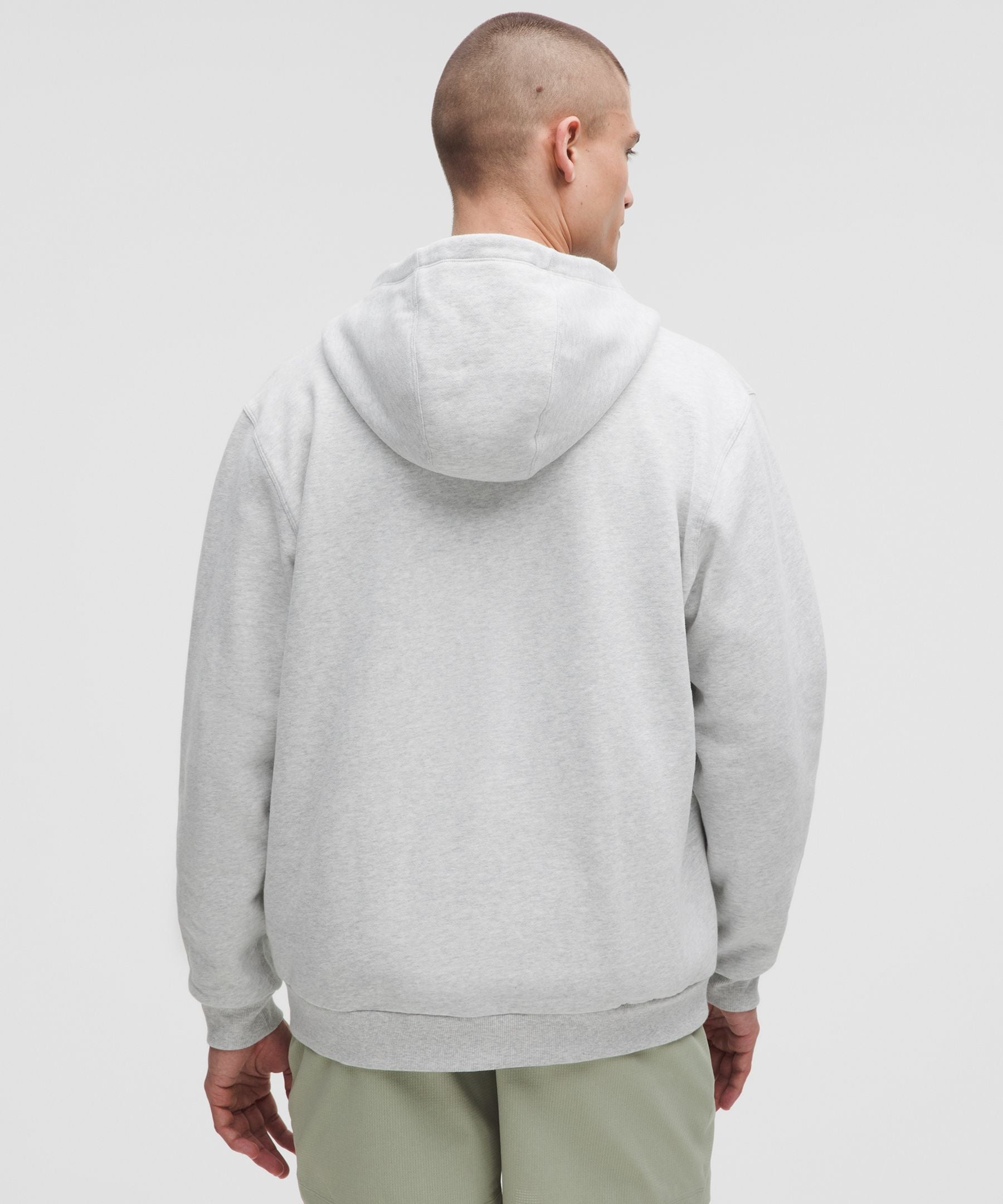 Lululemon Steady State Full-Zip Hoodie Heathered Core Ultra Light Grey