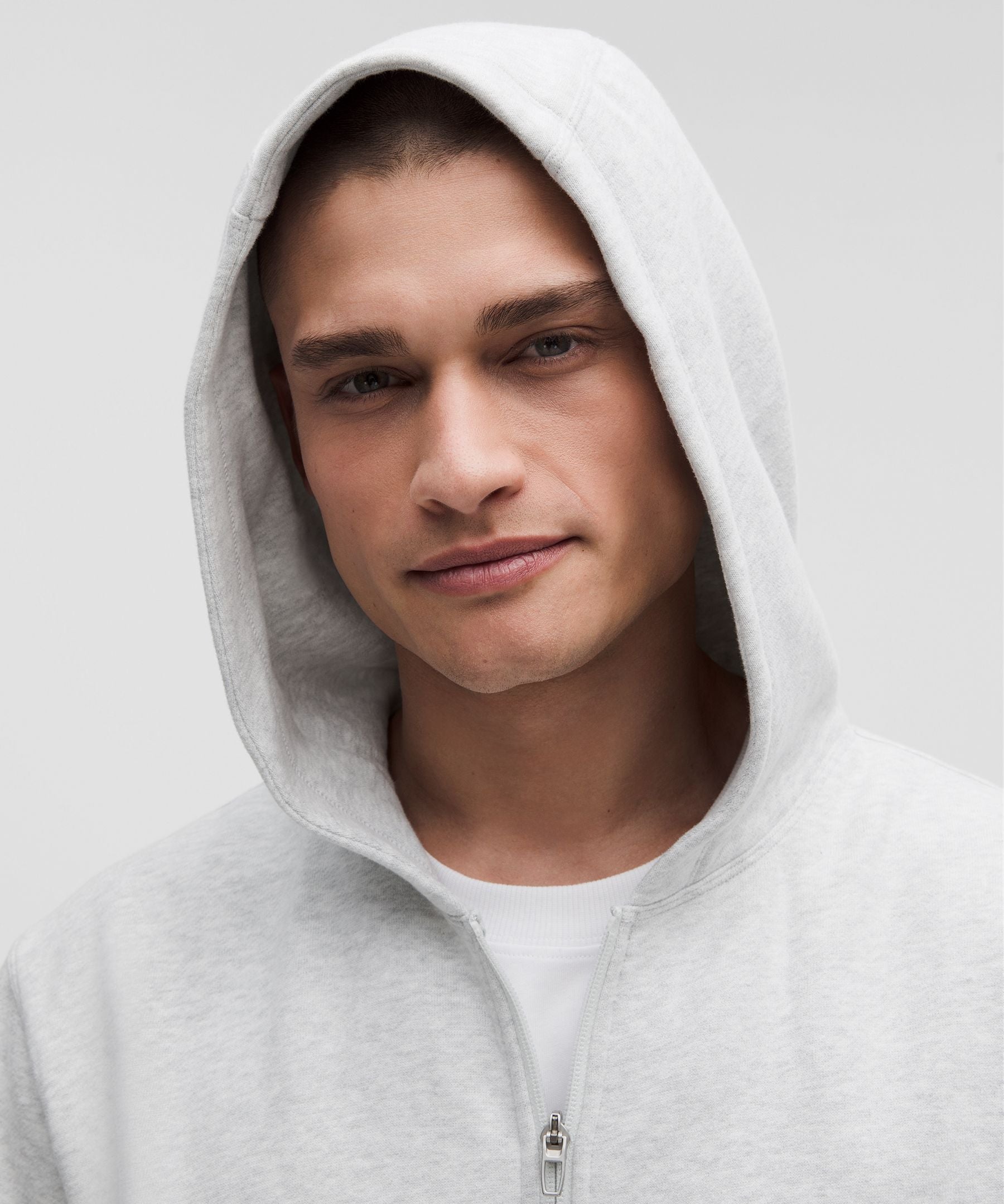 Lululemon Steady State Full-Zip Hoodie Heathered Core Ultra Light Grey