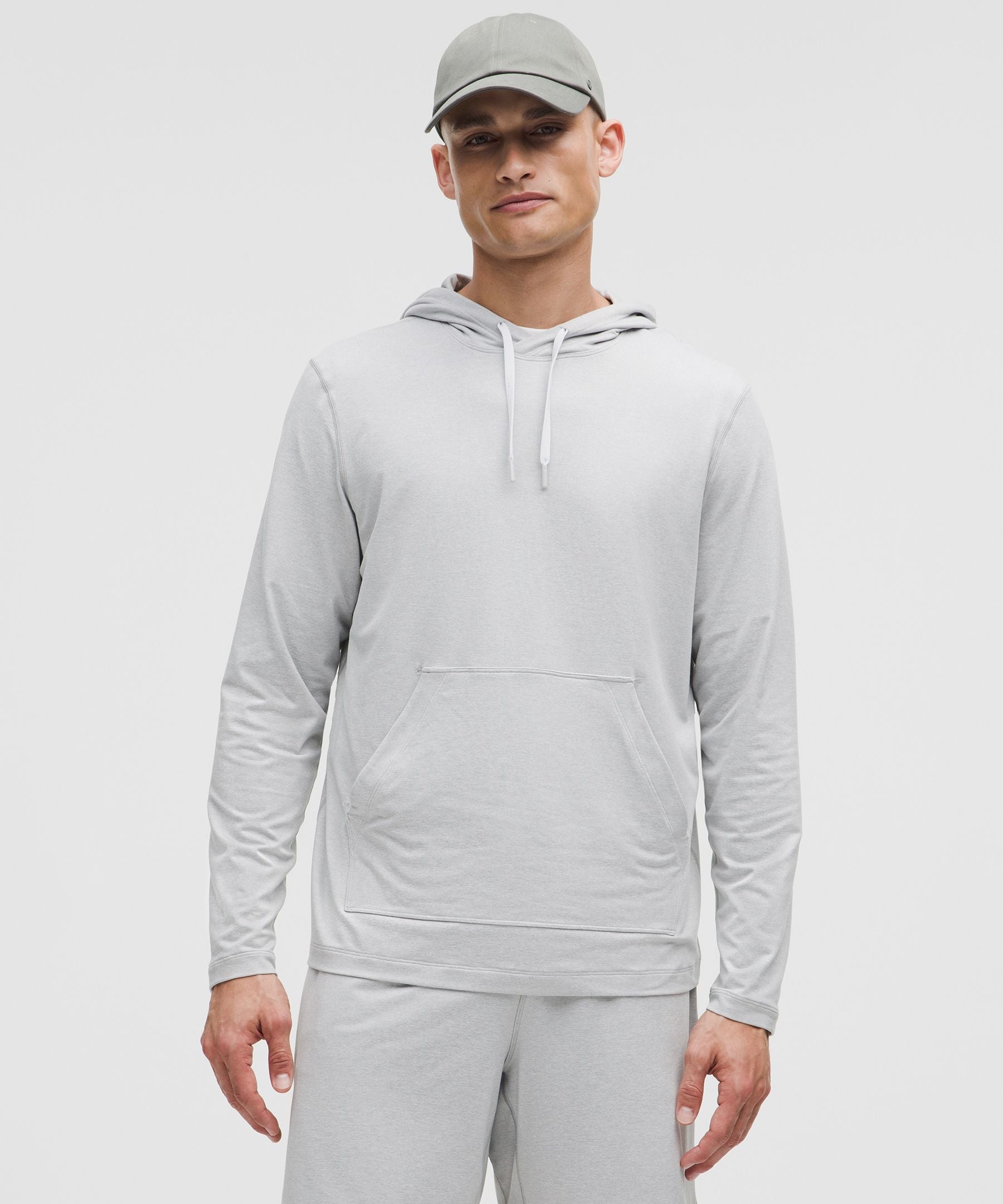 Lululemon Soft Jersey Pullover Hoodie Heathered Vapor/Heathered Silver Drop
