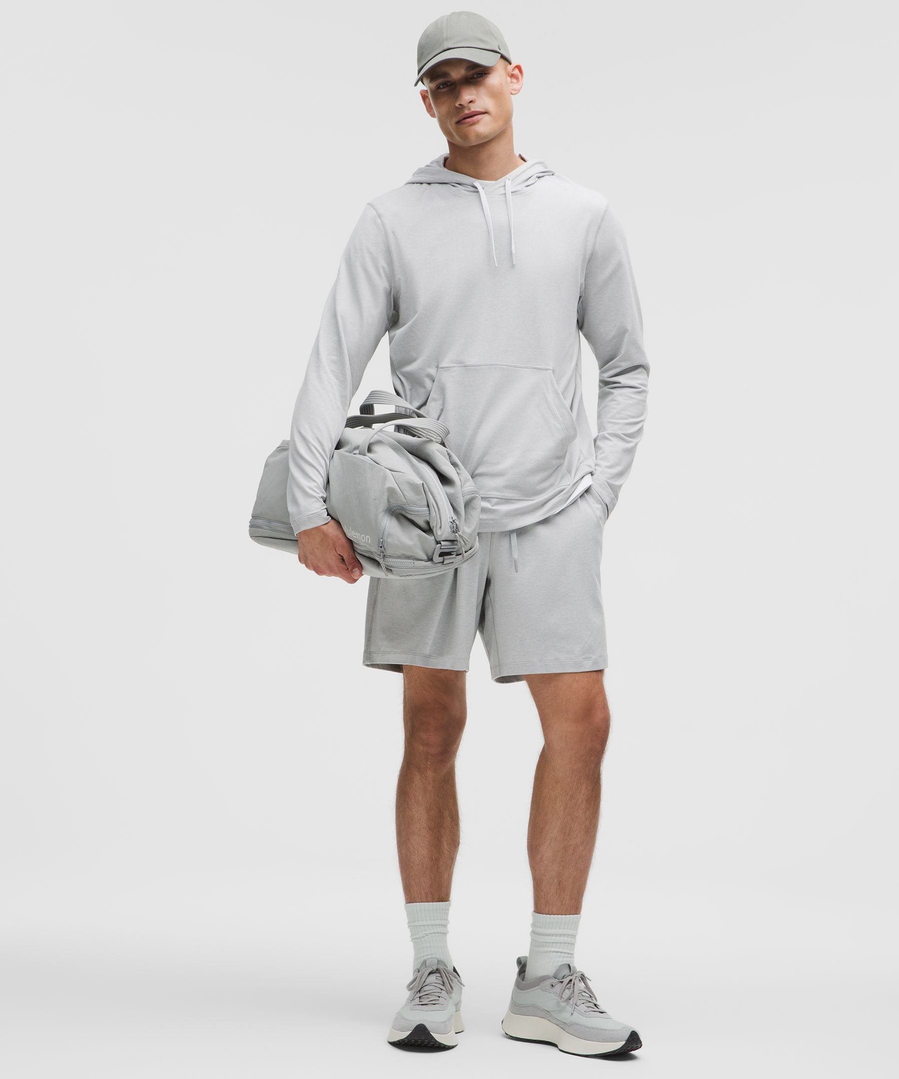 Lululemon Soft Jersey Pullover Hoodie Heathered Vapor/Heathered Silver Drop