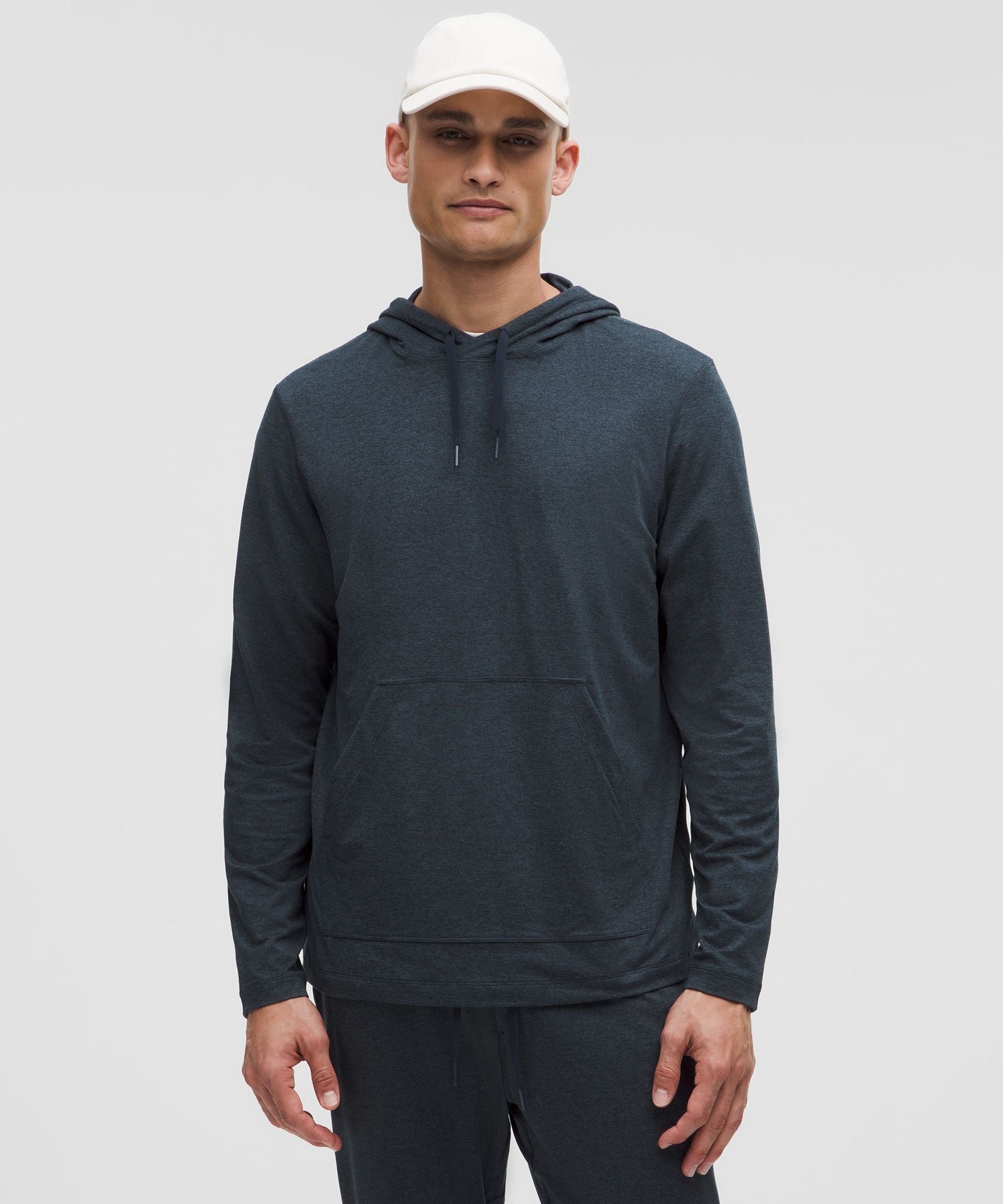 Lululemon Soft Jersey Pullover Hoodie Heathered Classic Navy/Heathered True Navy