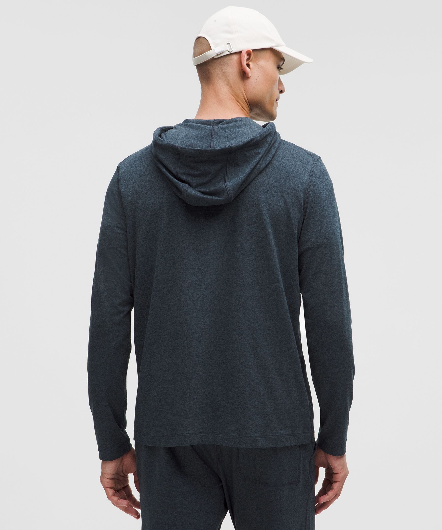 Lululemon Soft Jersey Pullover Hoodie Heathered Classic Navy/Heathered True Navy