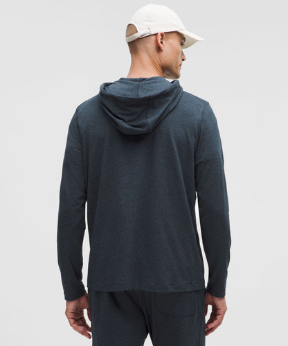 Lululemon Soft Jersey Pullover Hoodie Heathered Classic Navy/Heathered True Navy