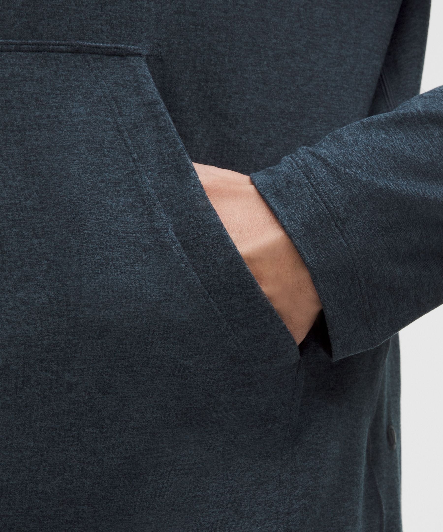 Lululemon Soft Jersey Pullover Hoodie Heathered Classic Navy/Heathered True Navy