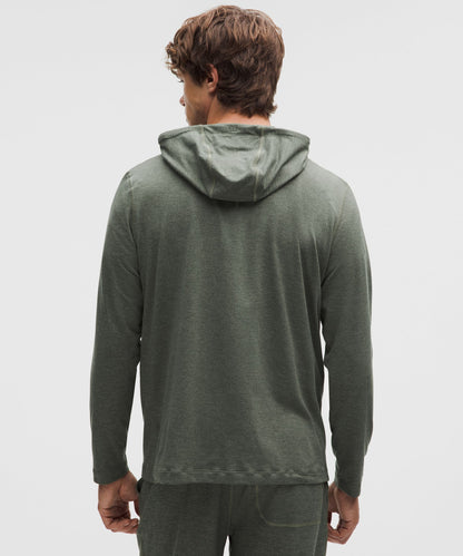 Lululemon Soft Jersey Pullover Hoodie Heathered Palm Deco/Heathered Bay Leaf