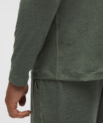 Lululemon Soft Jersey Pullover Hoodie Heathered Palm Deco/Heathered Bay Leaf