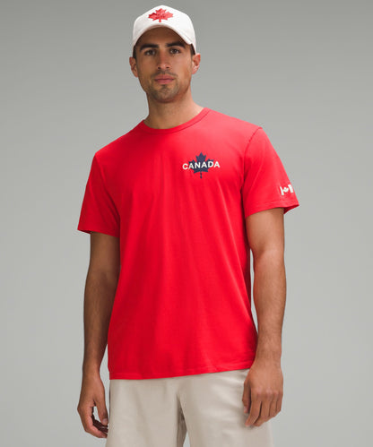 Lululemon Team Canada Men's Cotton Jersey Graphic T-Shirt *COC Logo