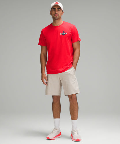 Lululemon Team Canada Men's Cotton Jersey Graphic T-Shirt *COC Logo