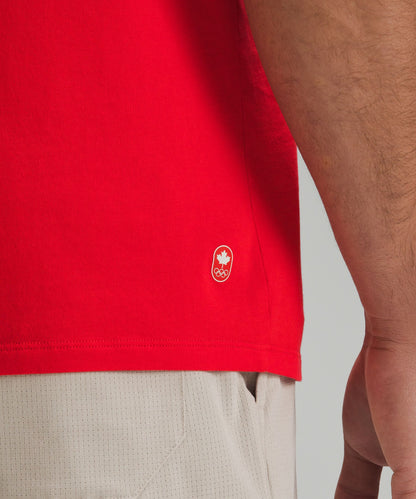 Lululemon Team Canada Men's Cotton Jersey Graphic T-Shirt *COC Logo