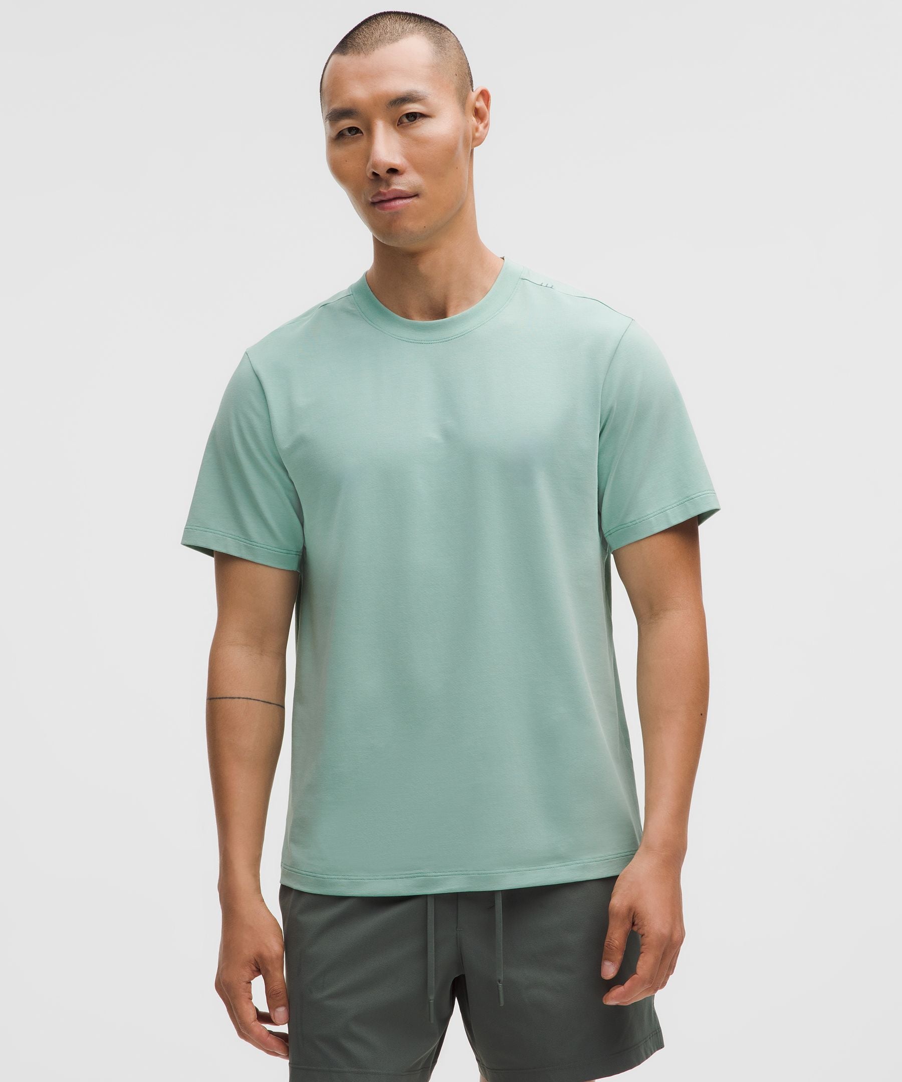 Lululemon Zeroed In Short-Sleeve Shirt Sea Water