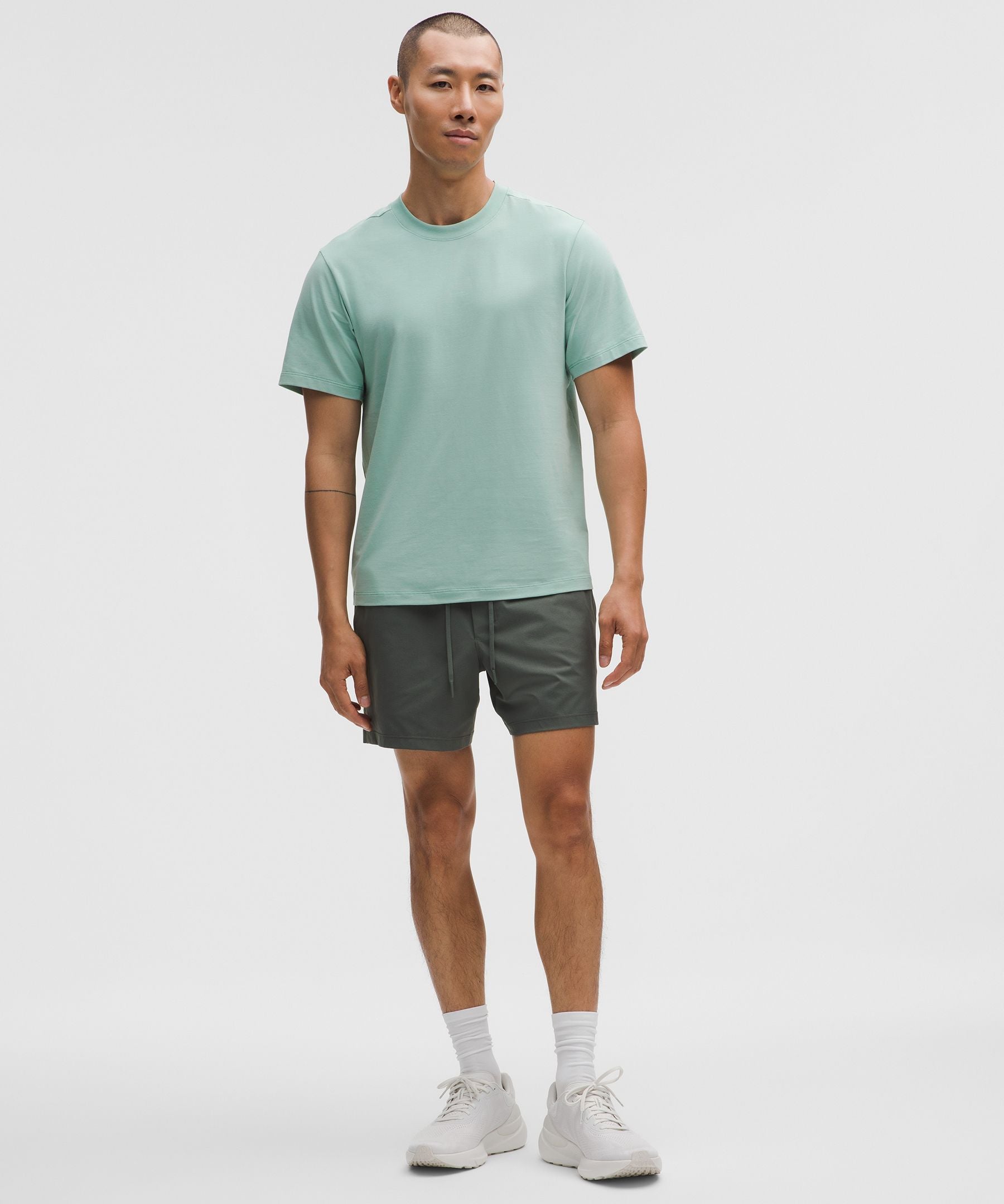 Lululemon Zeroed In Short-Sleeve Shirt Sea Water