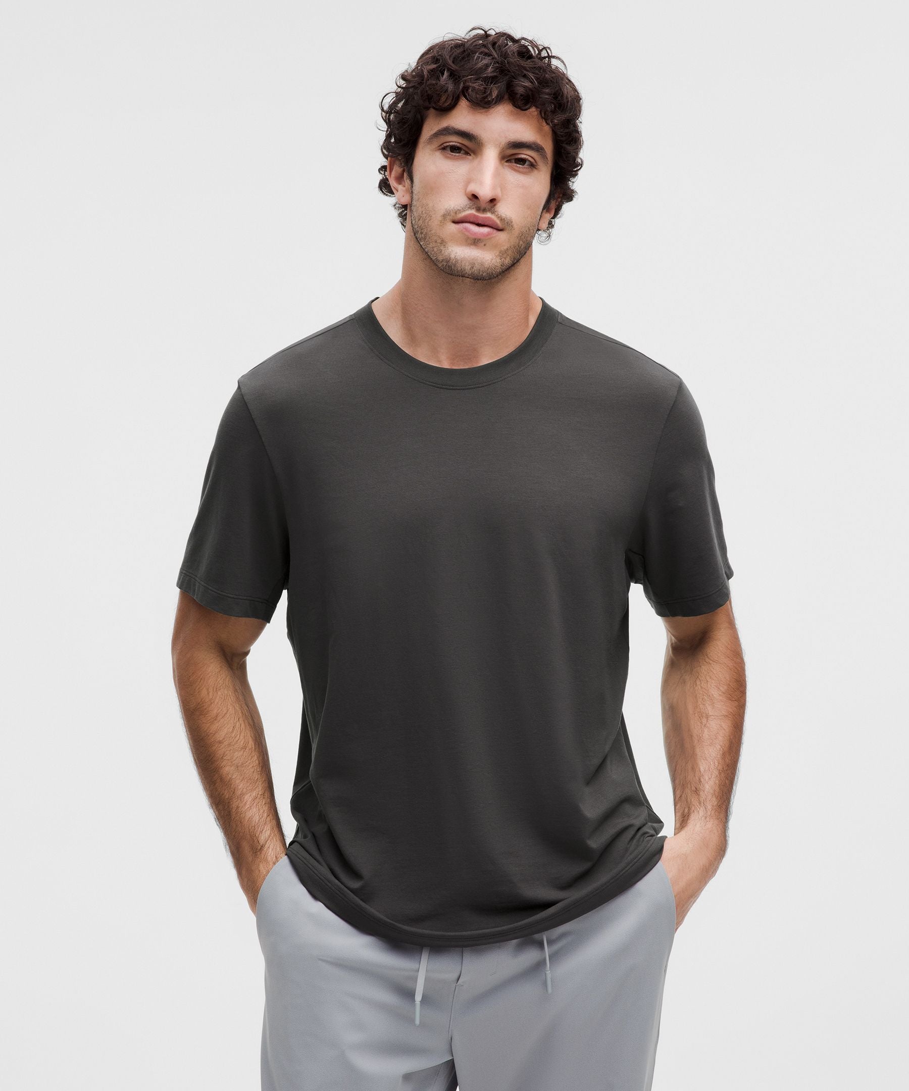 Lululemon Zeroed In Short-Sleeve Shirt Graphite Grey