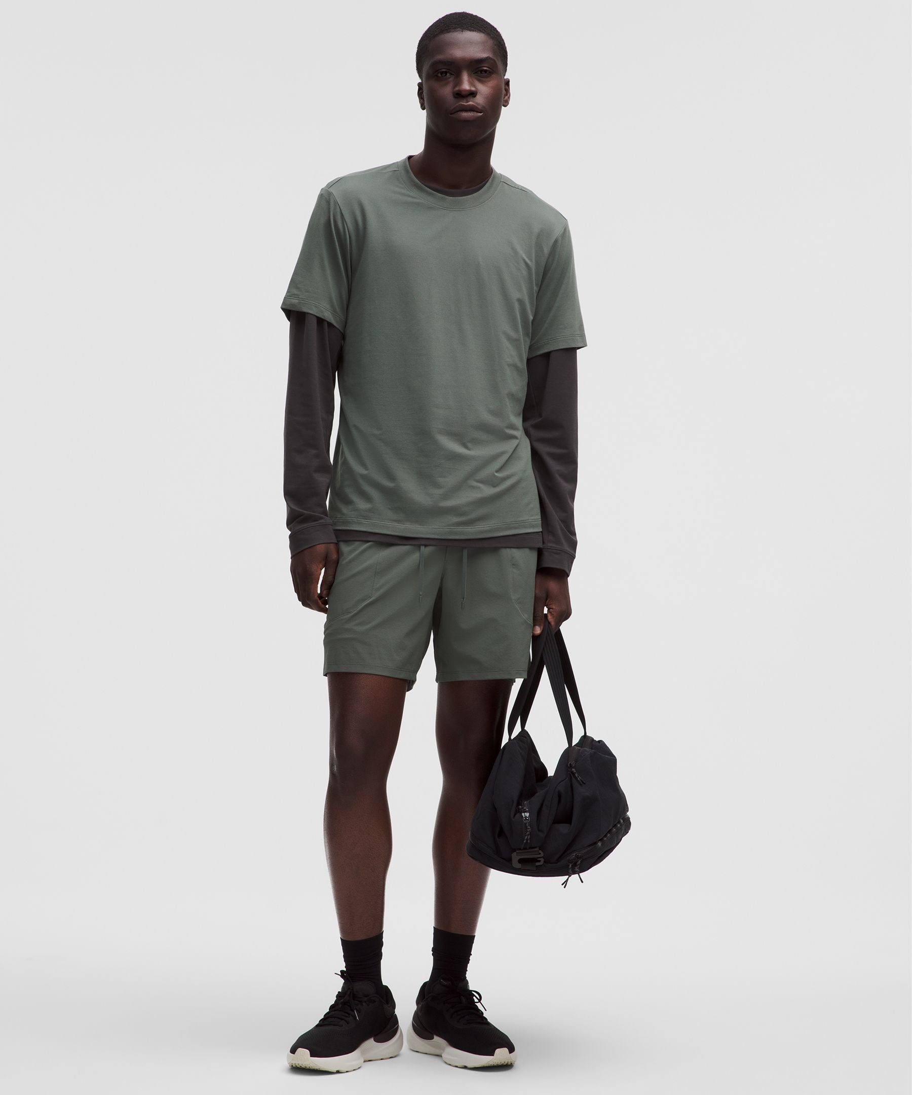 Lululemon Zeroed In Short-Sleeve Shirt Palm Deco
