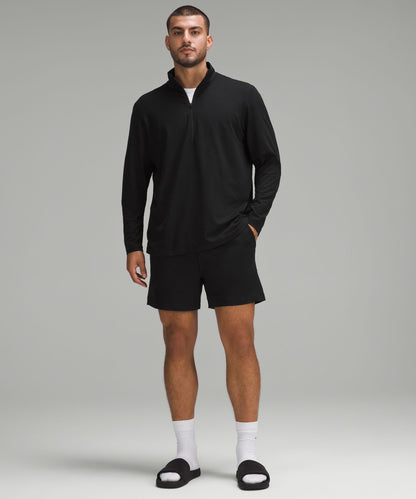 Lululemon Soft Jersey Half Zip Black