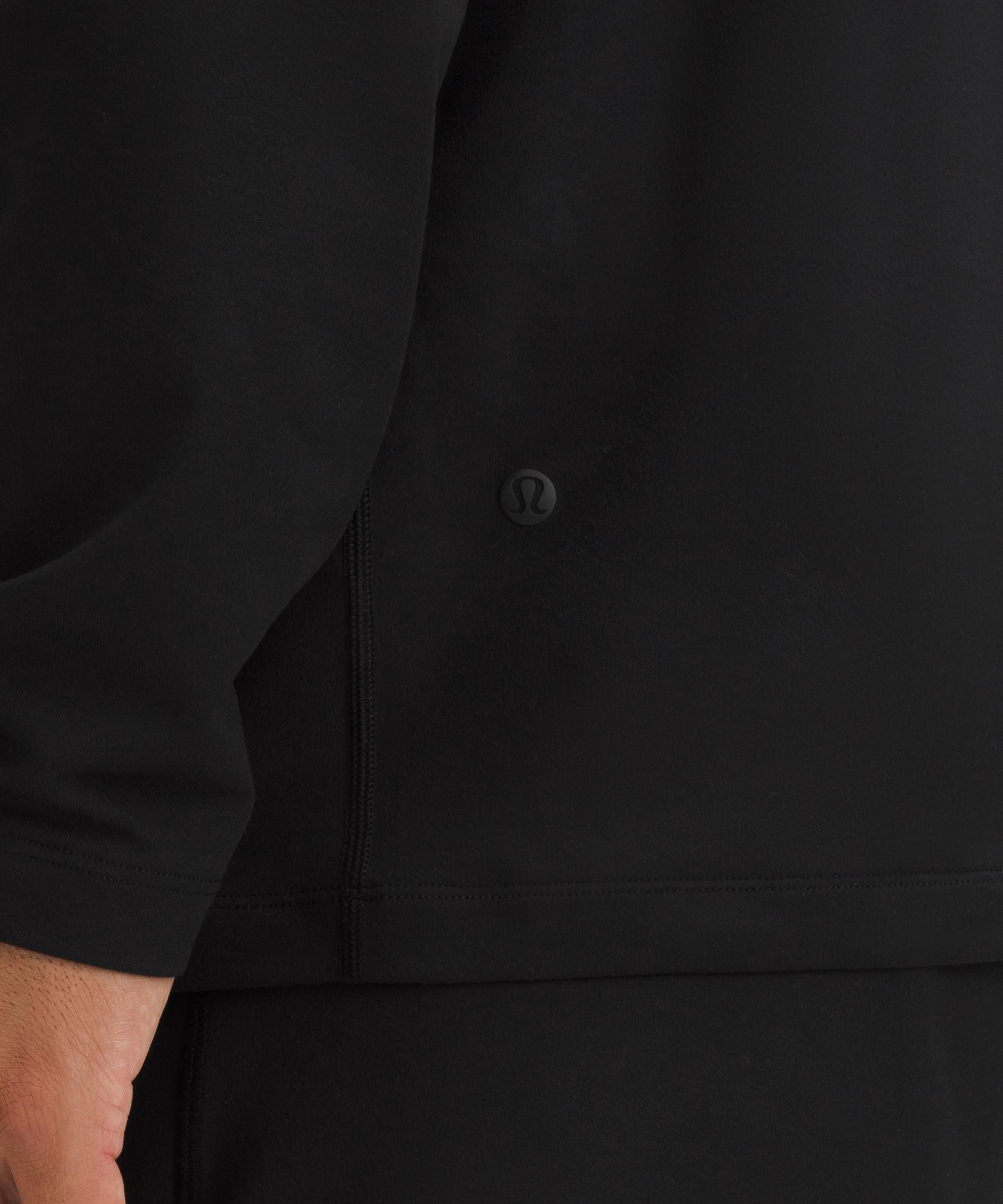 Lululemon Soft Jersey Half Zip Black