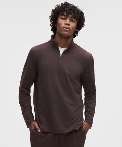 Lululemon Soft Jersey Half Zip Sequoia