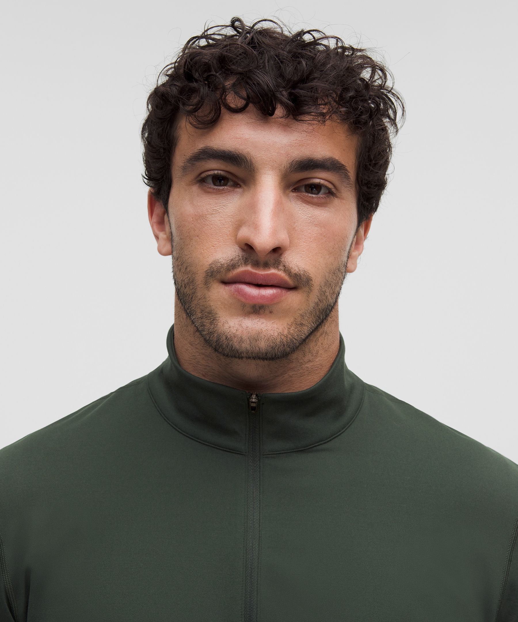 Lululemon Soft Jersey Half Zip Rainforest Green