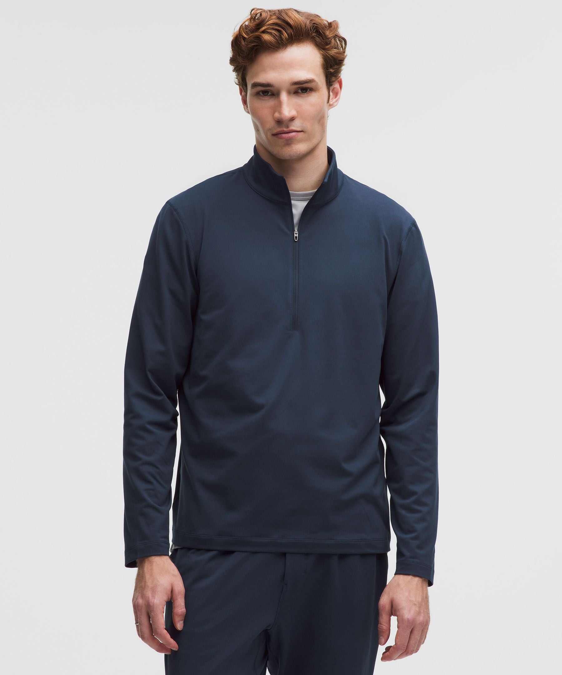 Lululemon Soft Jersey Half Zip Club Blue