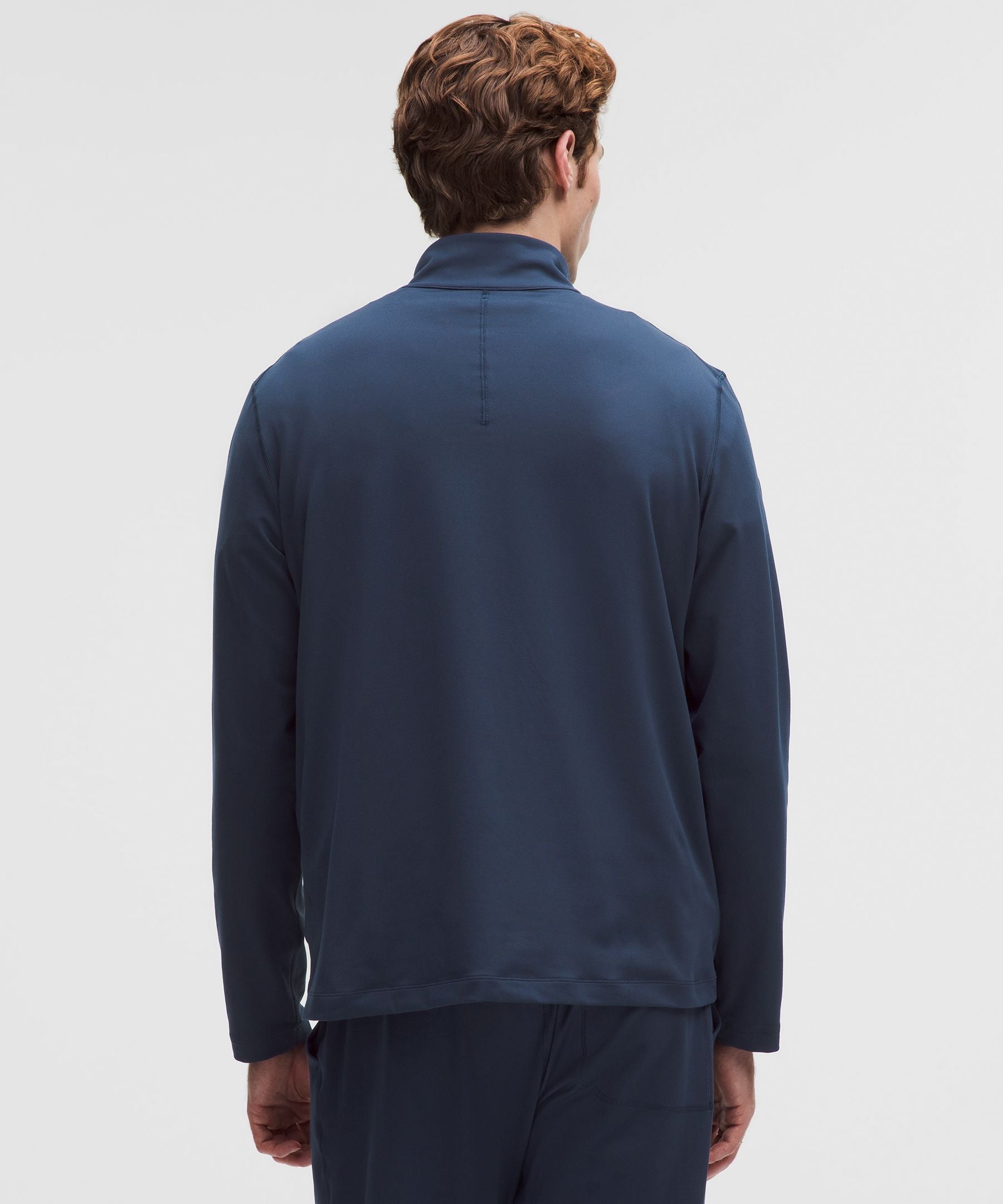 Lululemon Soft Jersey Half Zip Club Blue