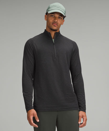Lululemon Metal Vent Tech Half Zip Graphite Grey/Black