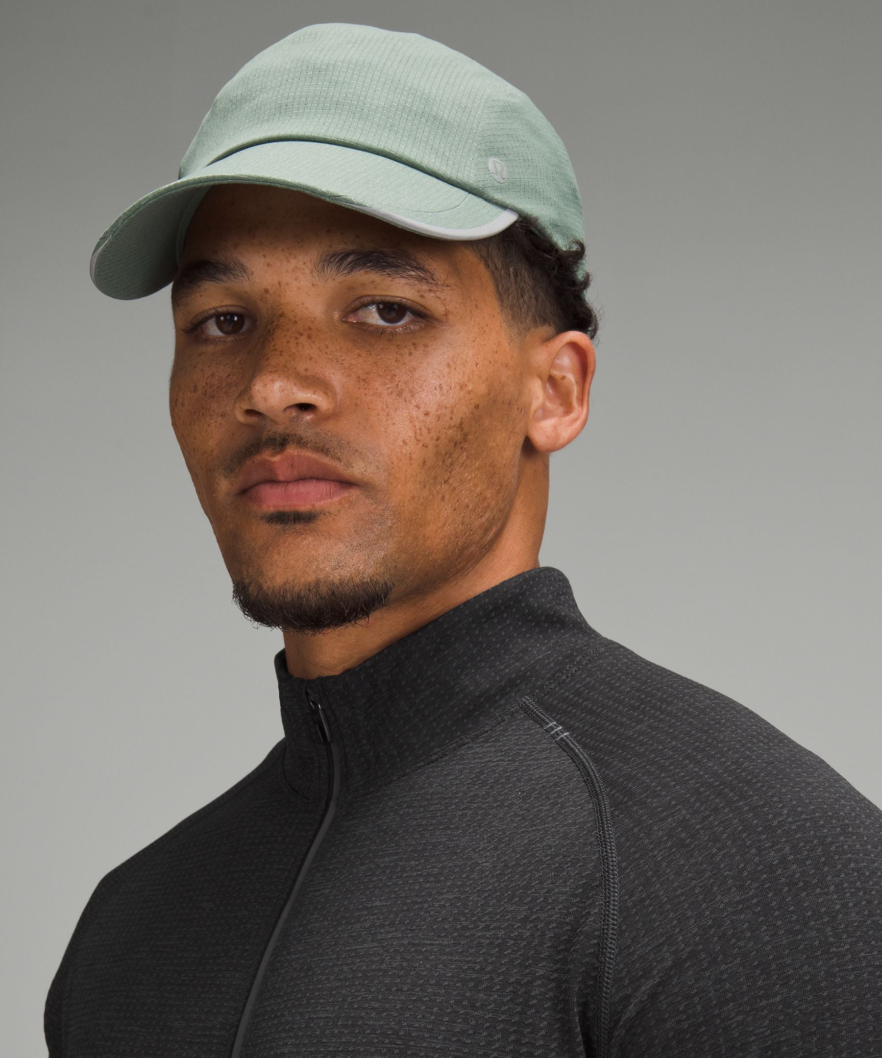 Lululemon Metal Vent Tech Half Zip Graphite Grey/Black