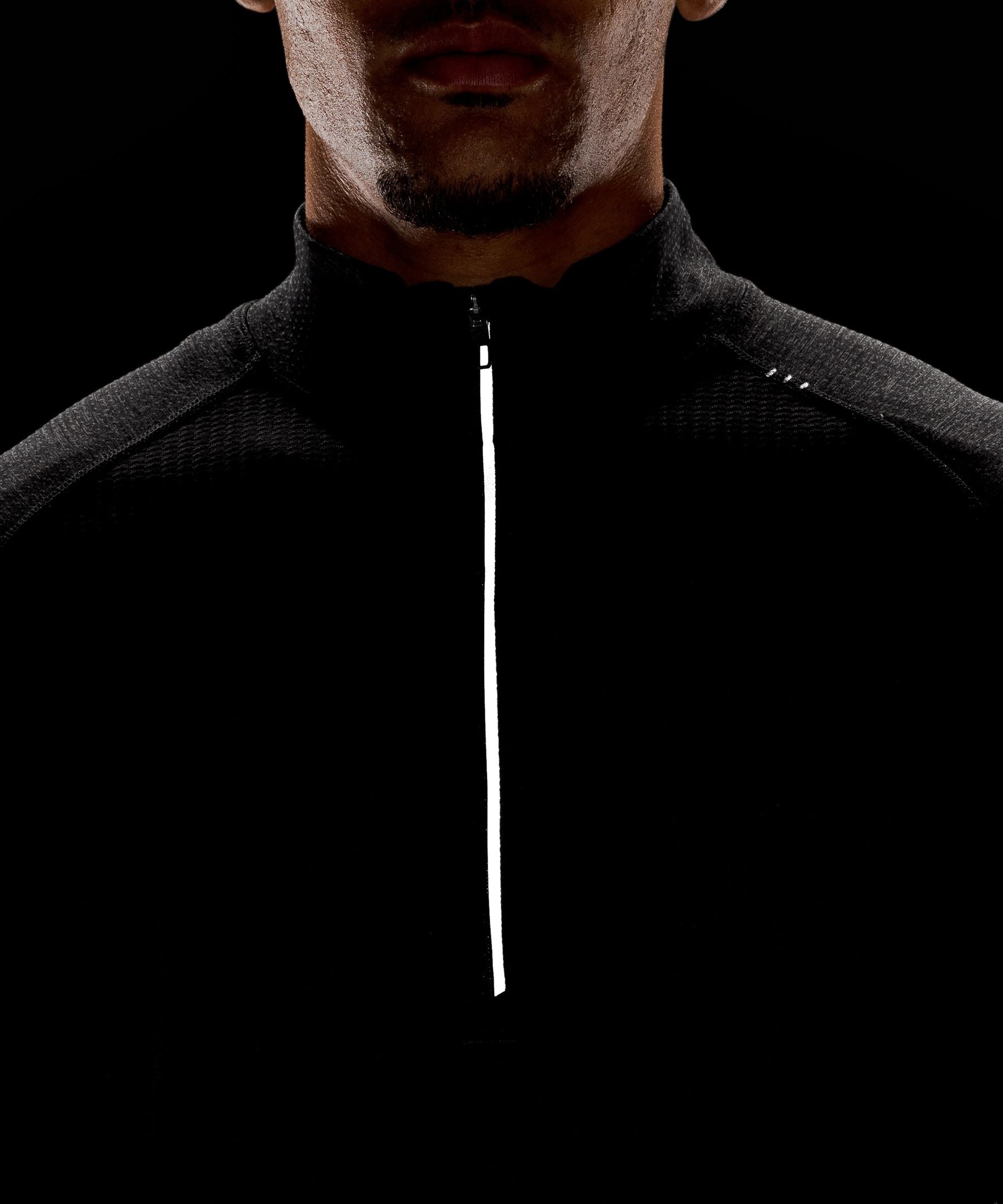 Lululemon Metal Vent Tech Half Zip Graphite Grey/Black
