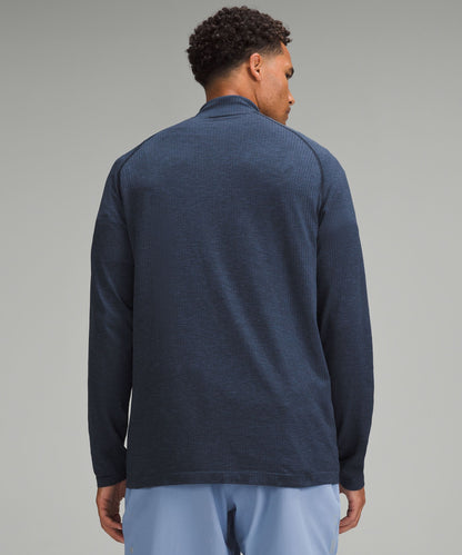 Lululemon Metal Vent Tech Half Zip Mineral Blue/True Navy