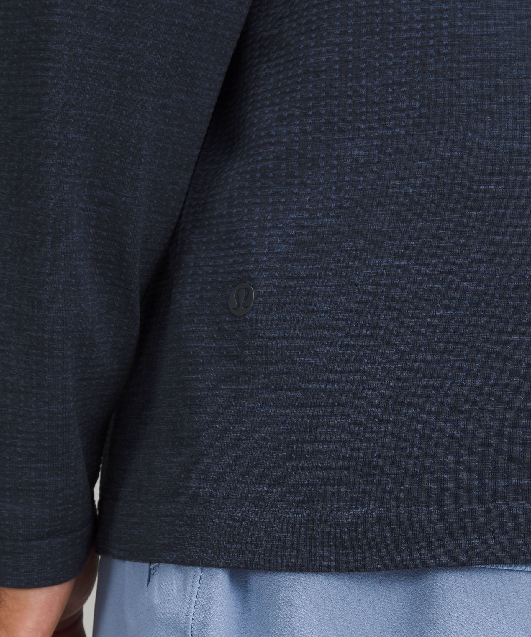 Lululemon Metal Vent Tech Half Zip Mineral Blue/True Navy