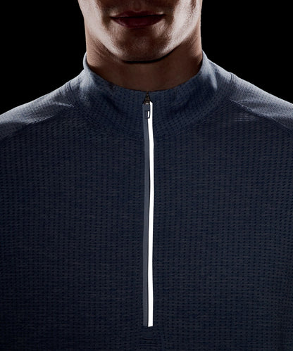 Lululemon Metal Vent Tech Half Zip Washed Denim/Starch Blue