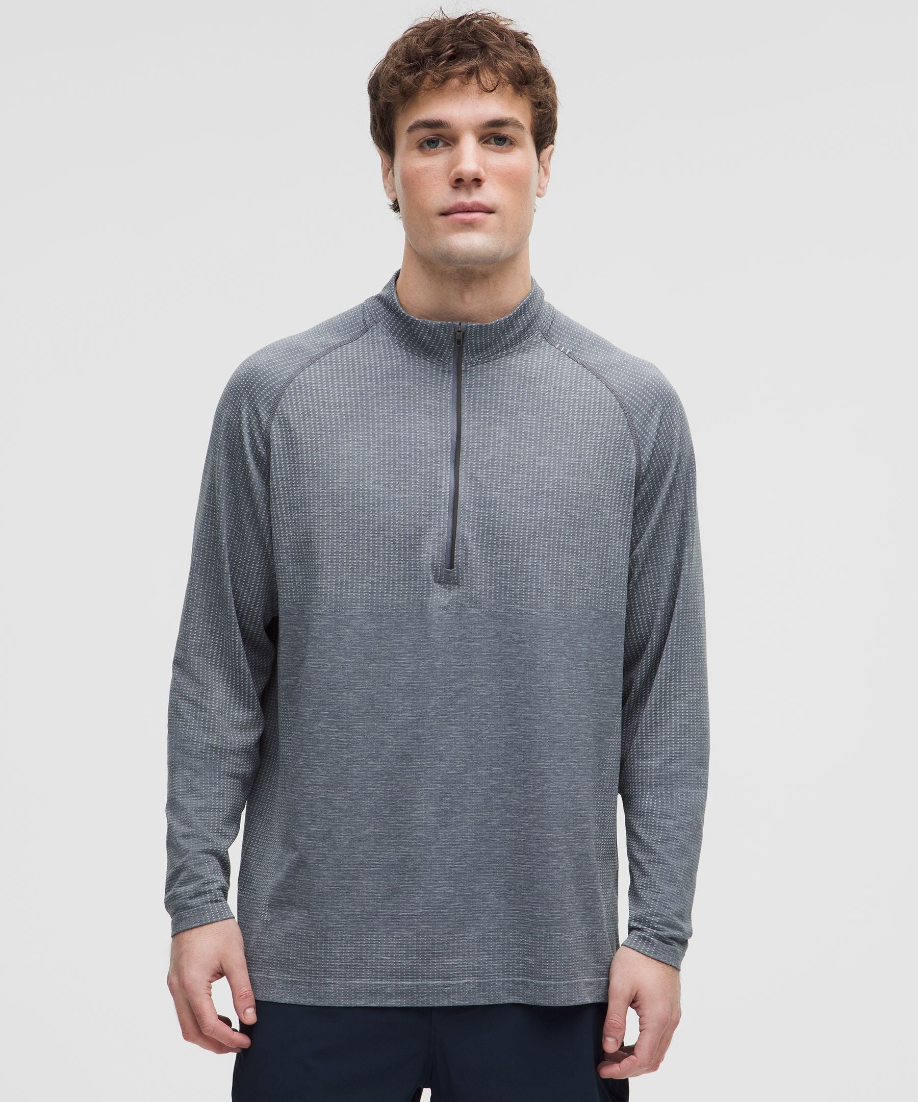 Lululemon Metal Vent Tech Half Zip Vapor/Solar Grey