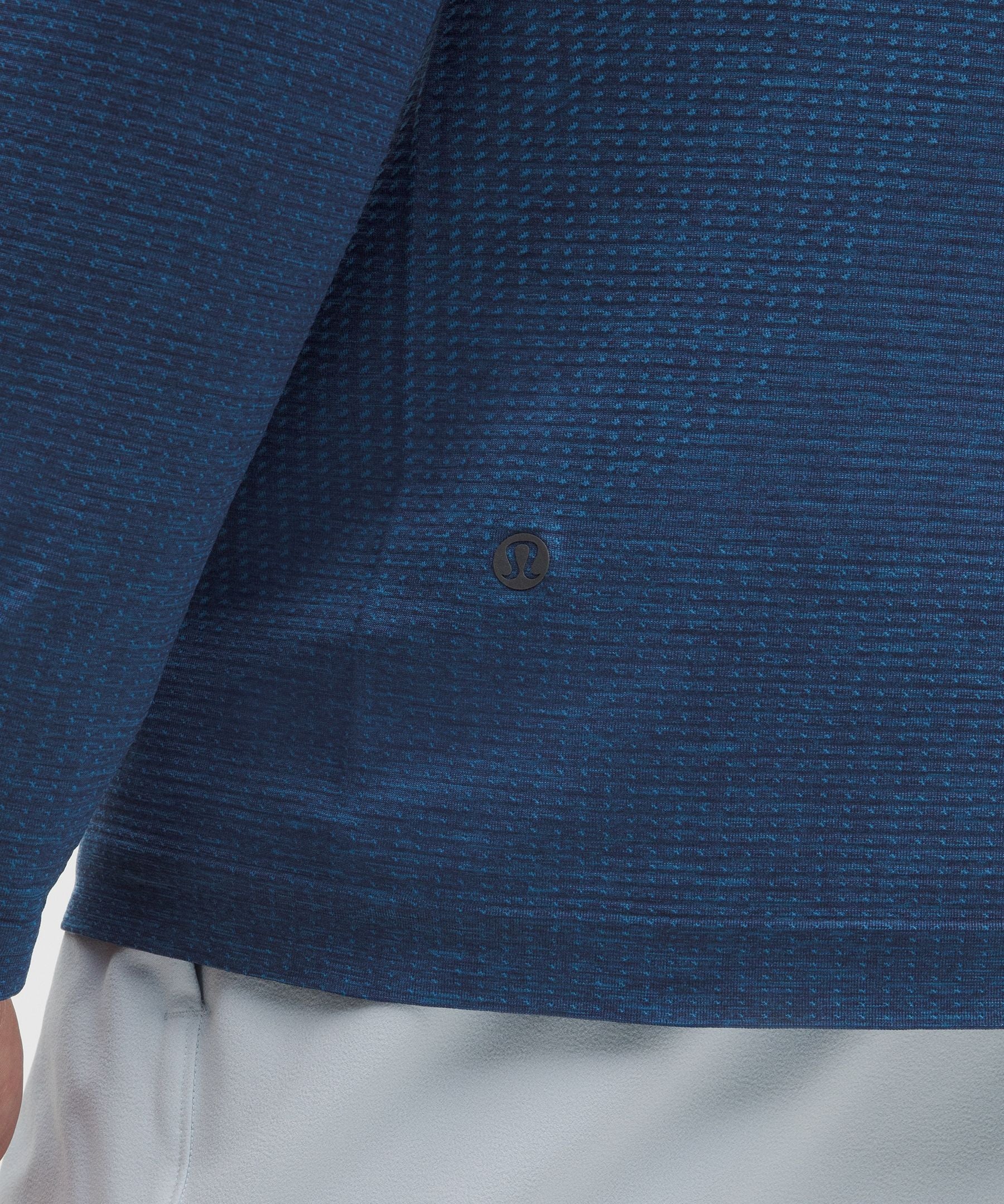 Lululemon Metal Vent Tech Half Zip Chalk Blue/Blue Twill