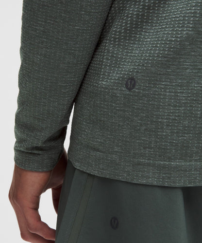 Lululemon Metal Vent Tech Half Zip Pine Grey/Palm Deco