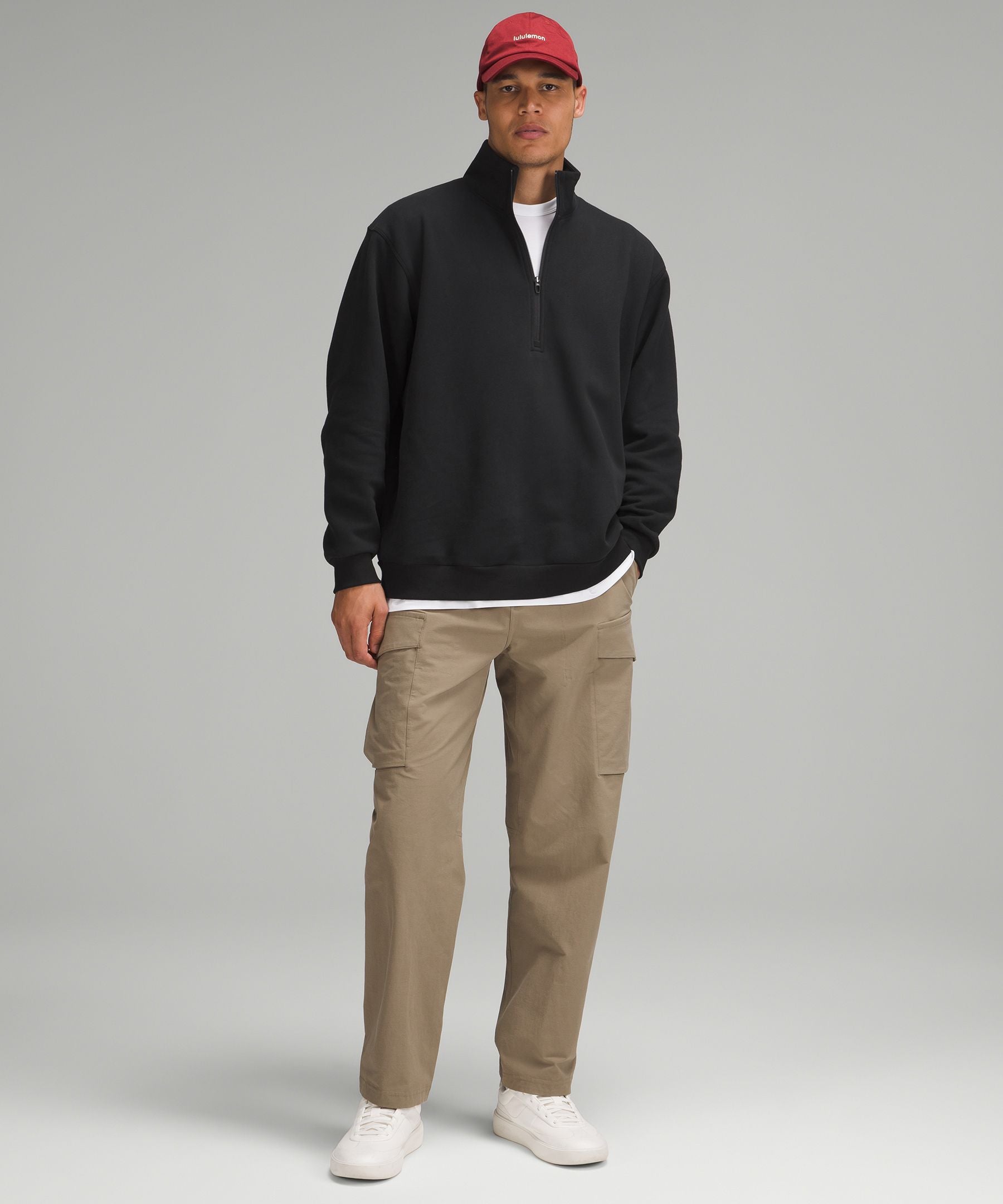 Lululemon Steady State Half Zip Black