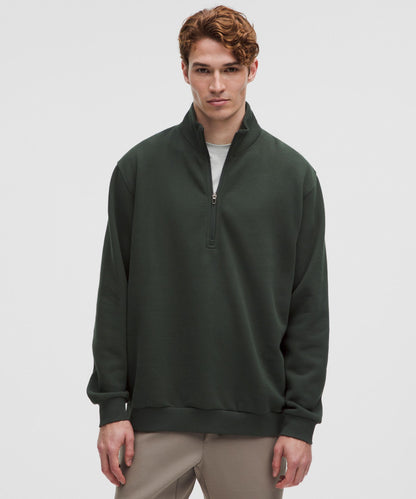 Lululemon Steady State Half Zip Rainforest Green
