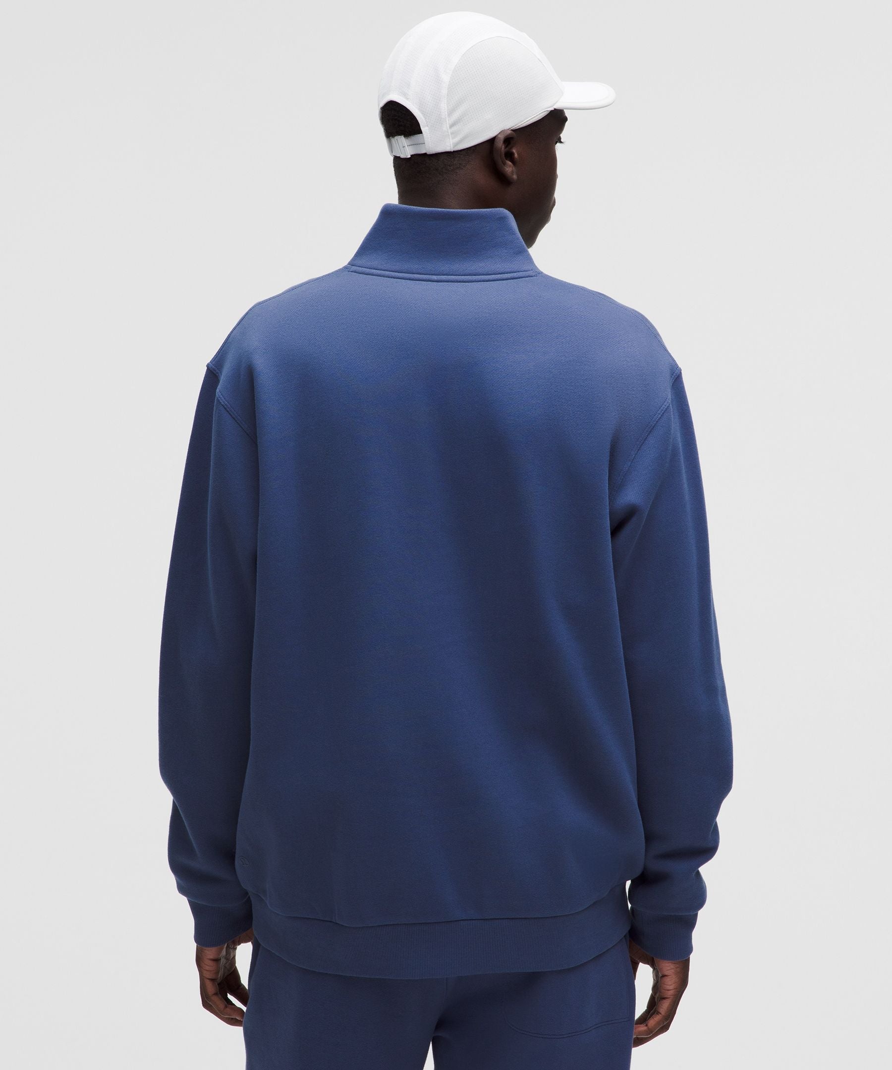 Lululemon Steady State Half Zip Blue Twill