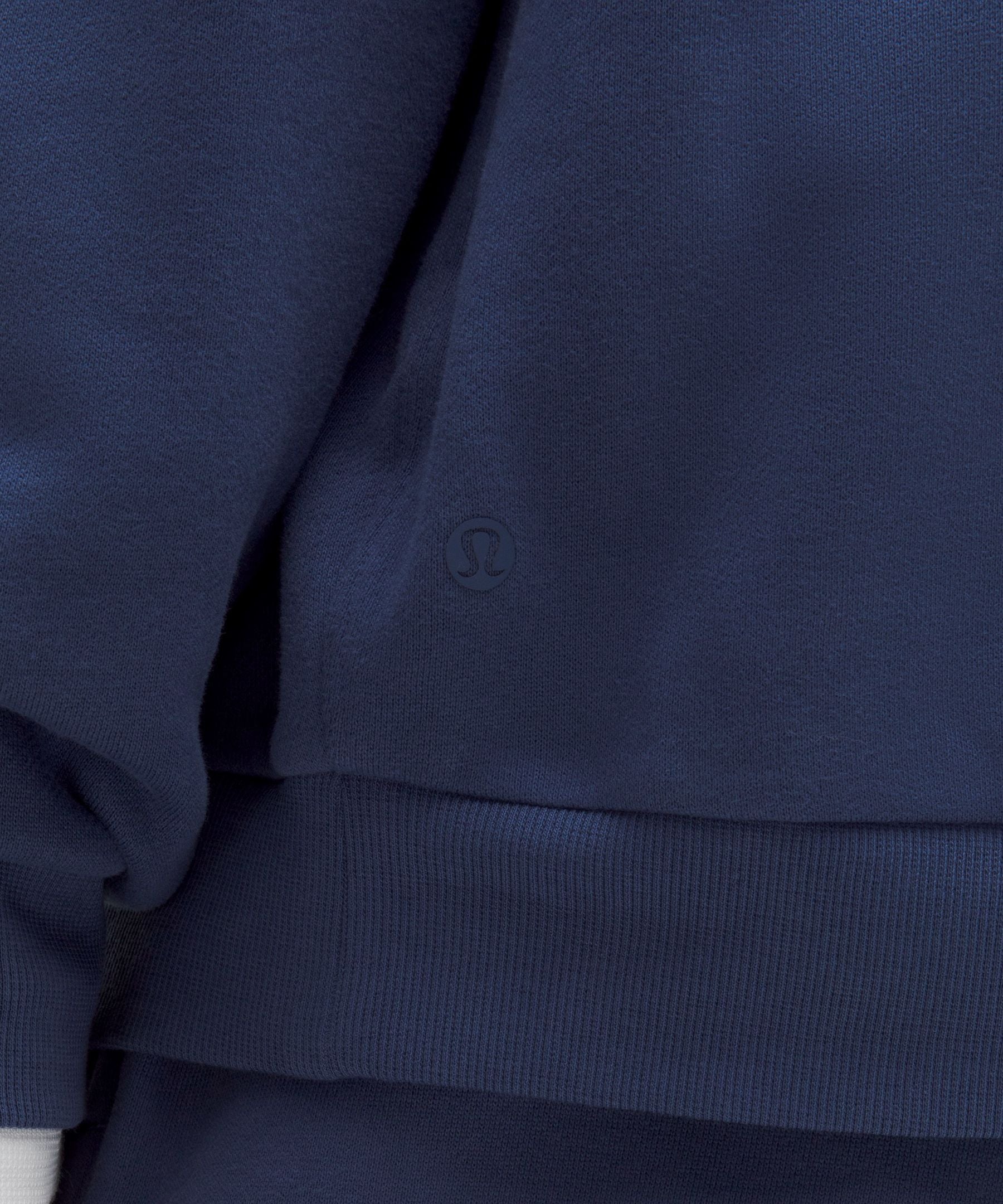 Lululemon Steady State Half Zip Blue Twill