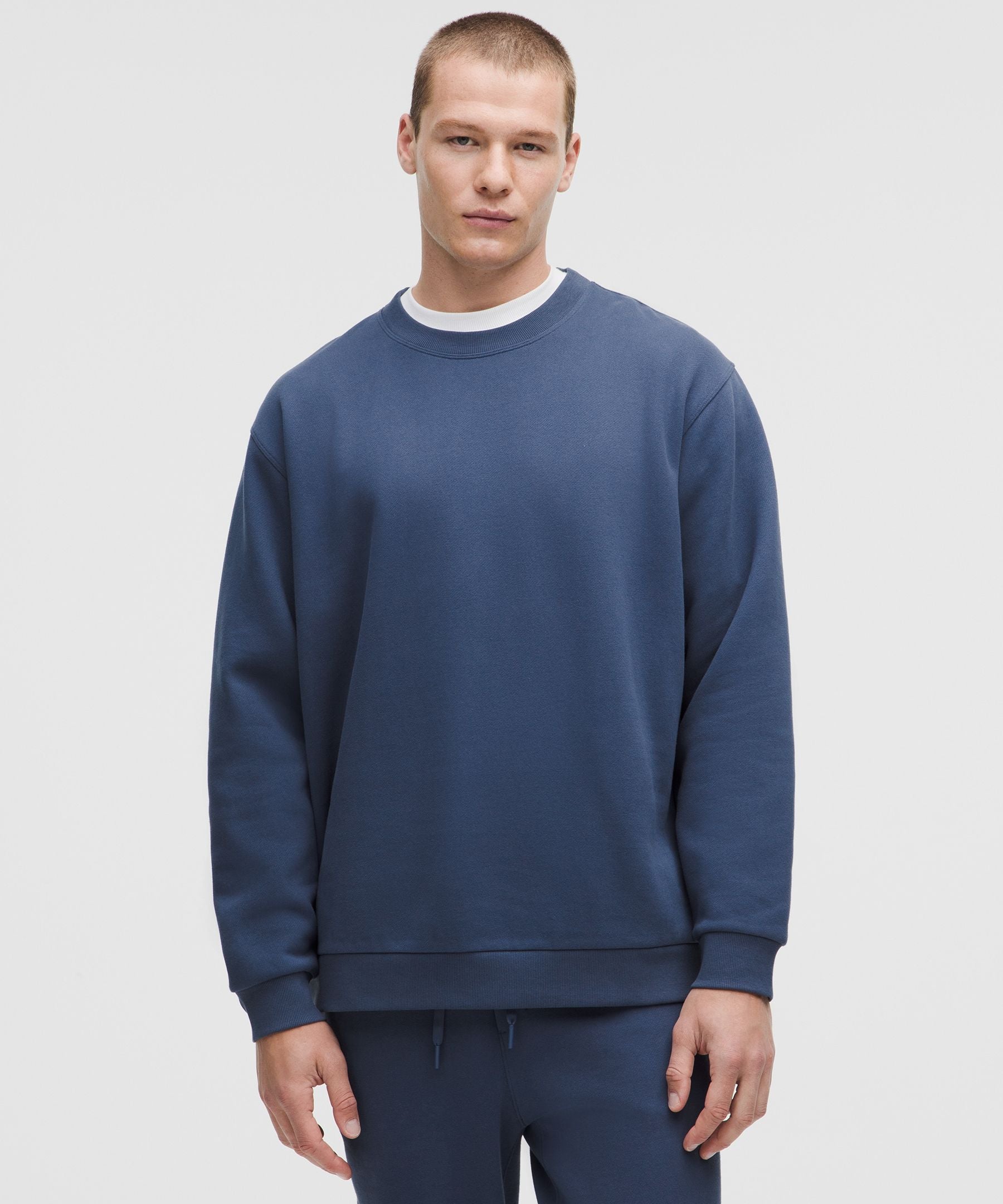 Lululemon Steady State Crew Blue Twill