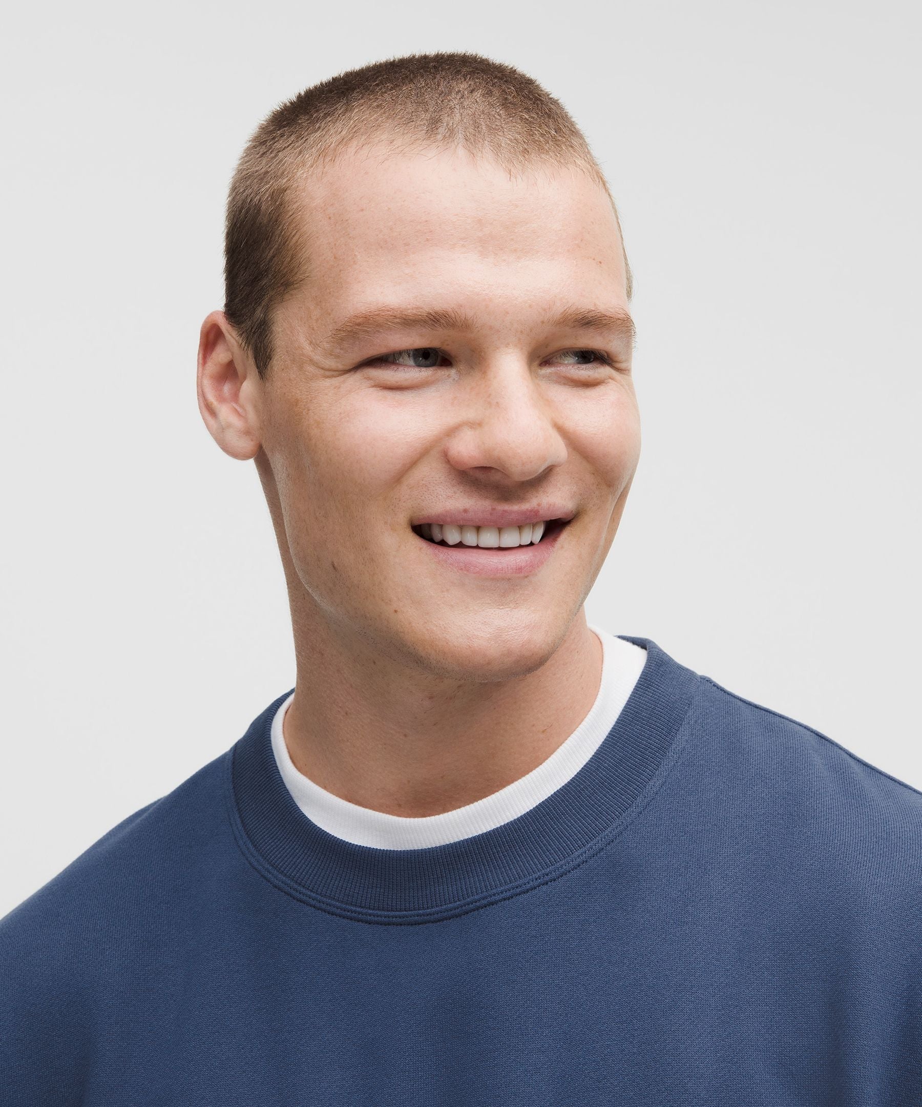 Lululemon Steady State Crew Blue Twill
