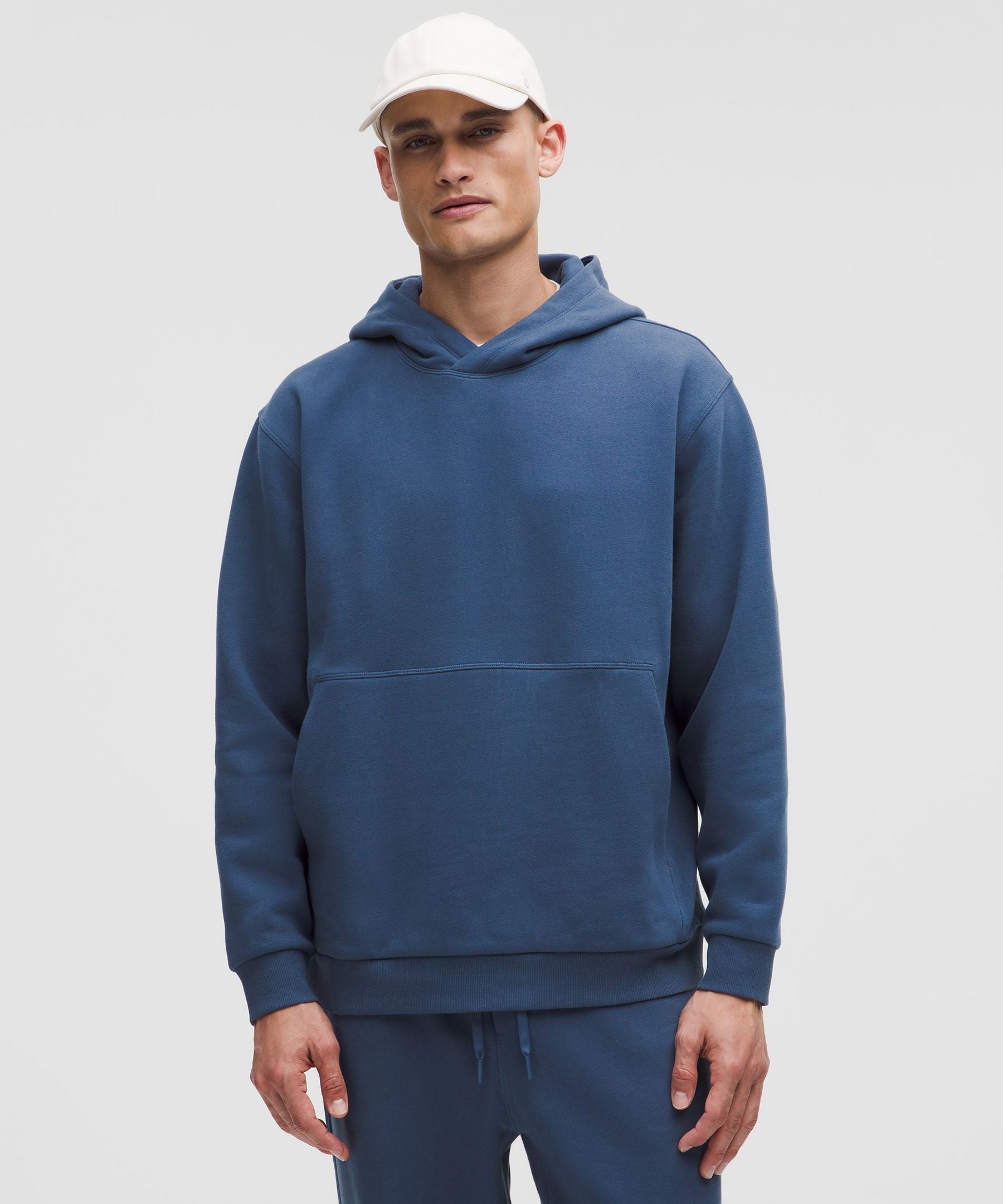 Lululemon Steady State Pullover Hoodie Blue Twill