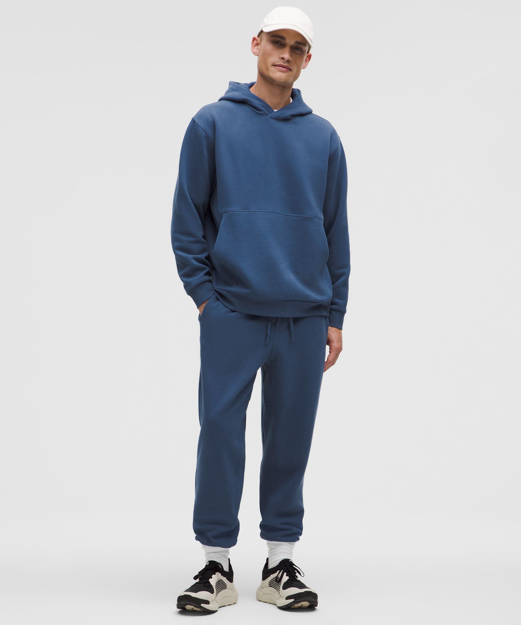Lululemon Steady State Pullover Hoodie Blue Twill