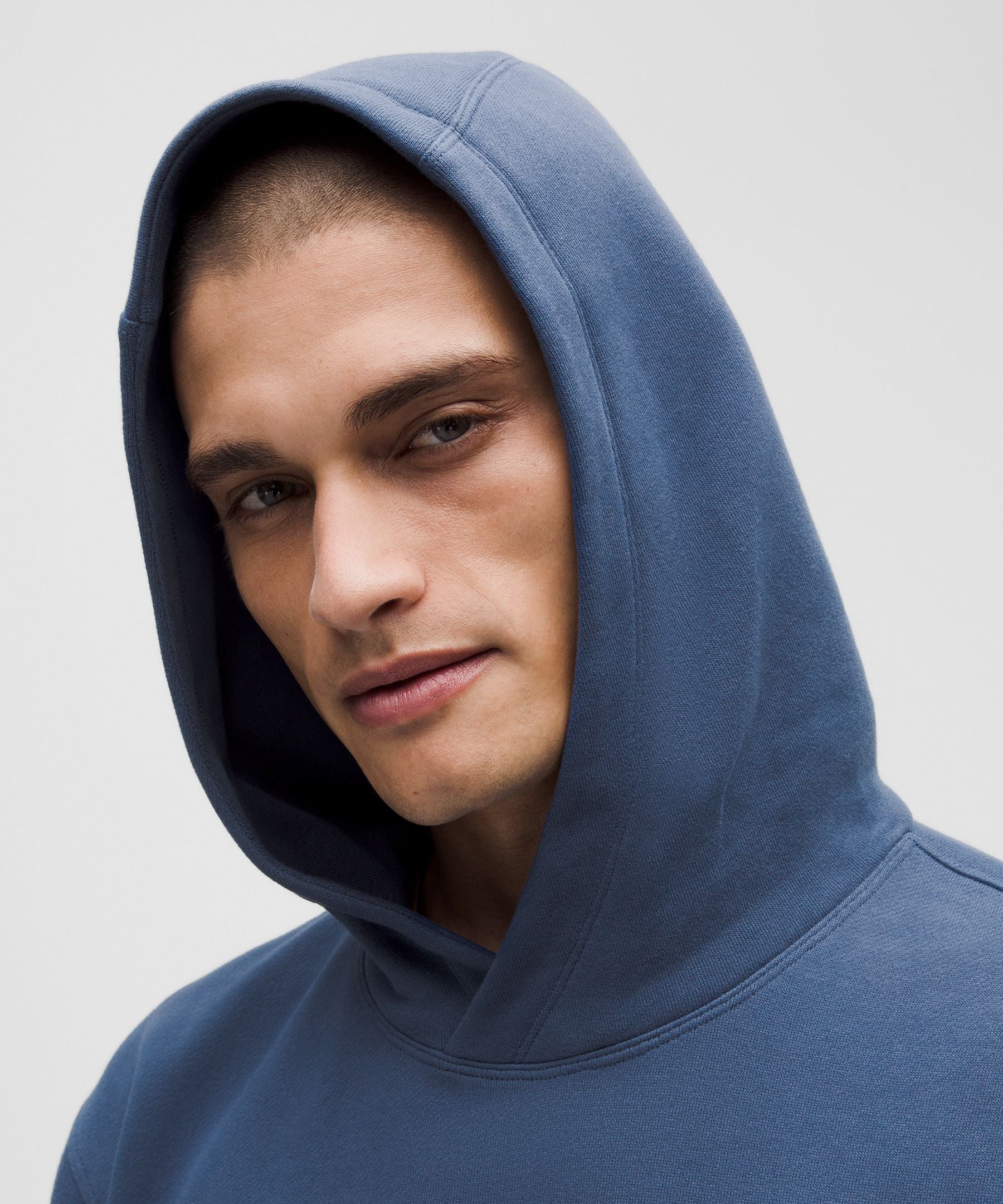 Lululemon Steady State Pullover Hoodie Blue Twill