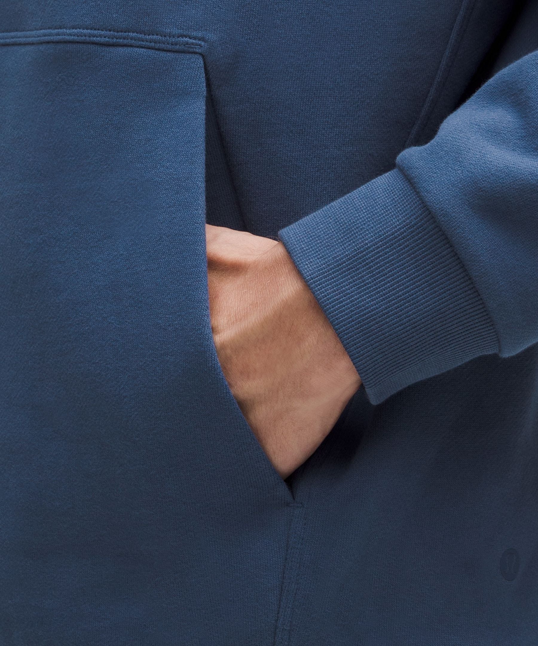 Lululemon Steady State Pullover Hoodie Blue Twill