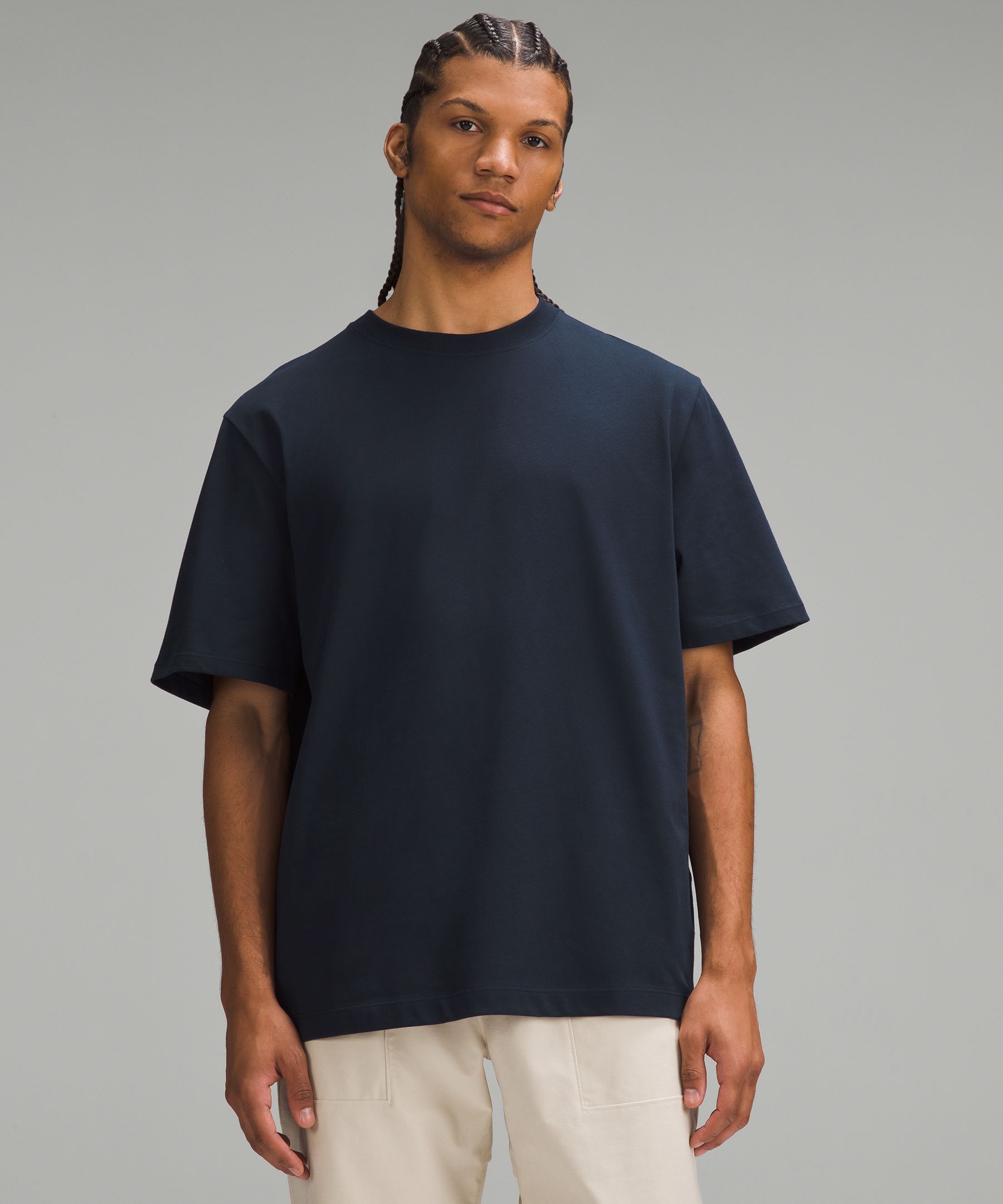 Lululemon Heavyweight Cotton Jersey T-Shirt True Navy