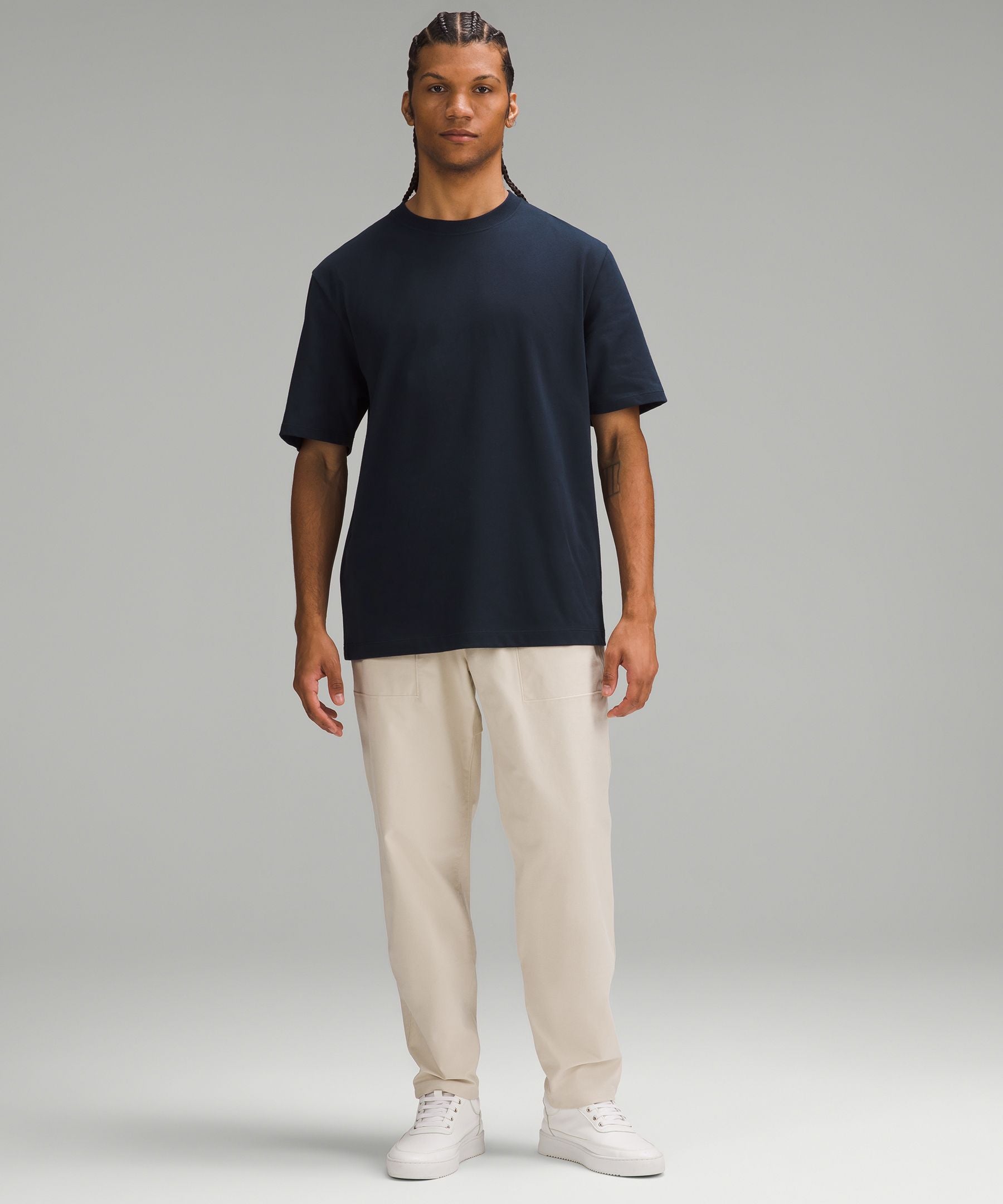 Lululemon Heavyweight Cotton Jersey T-Shirt True Navy