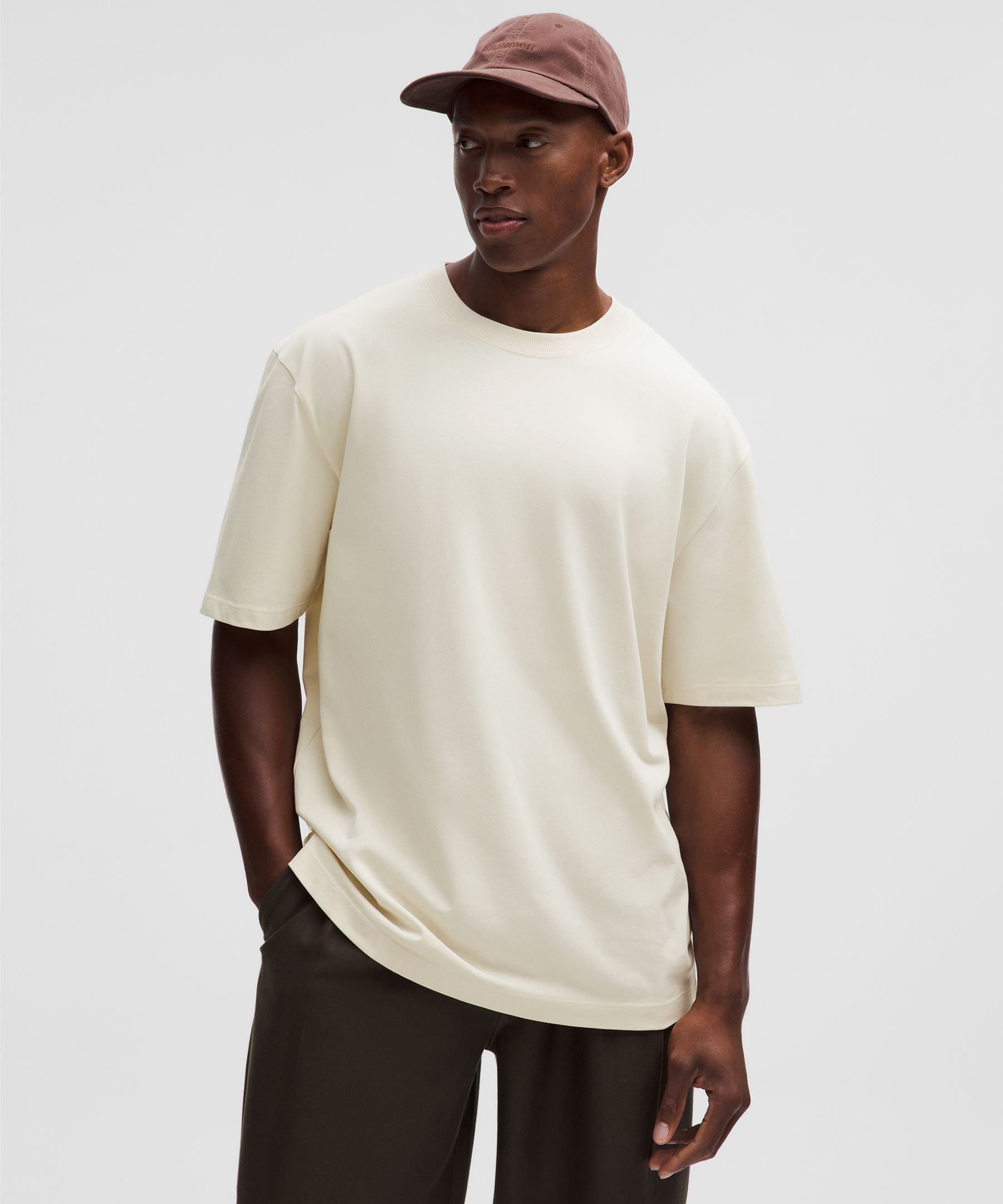 Lululemon Heavyweight Cotton Jersey T-Shirt Light Ivory