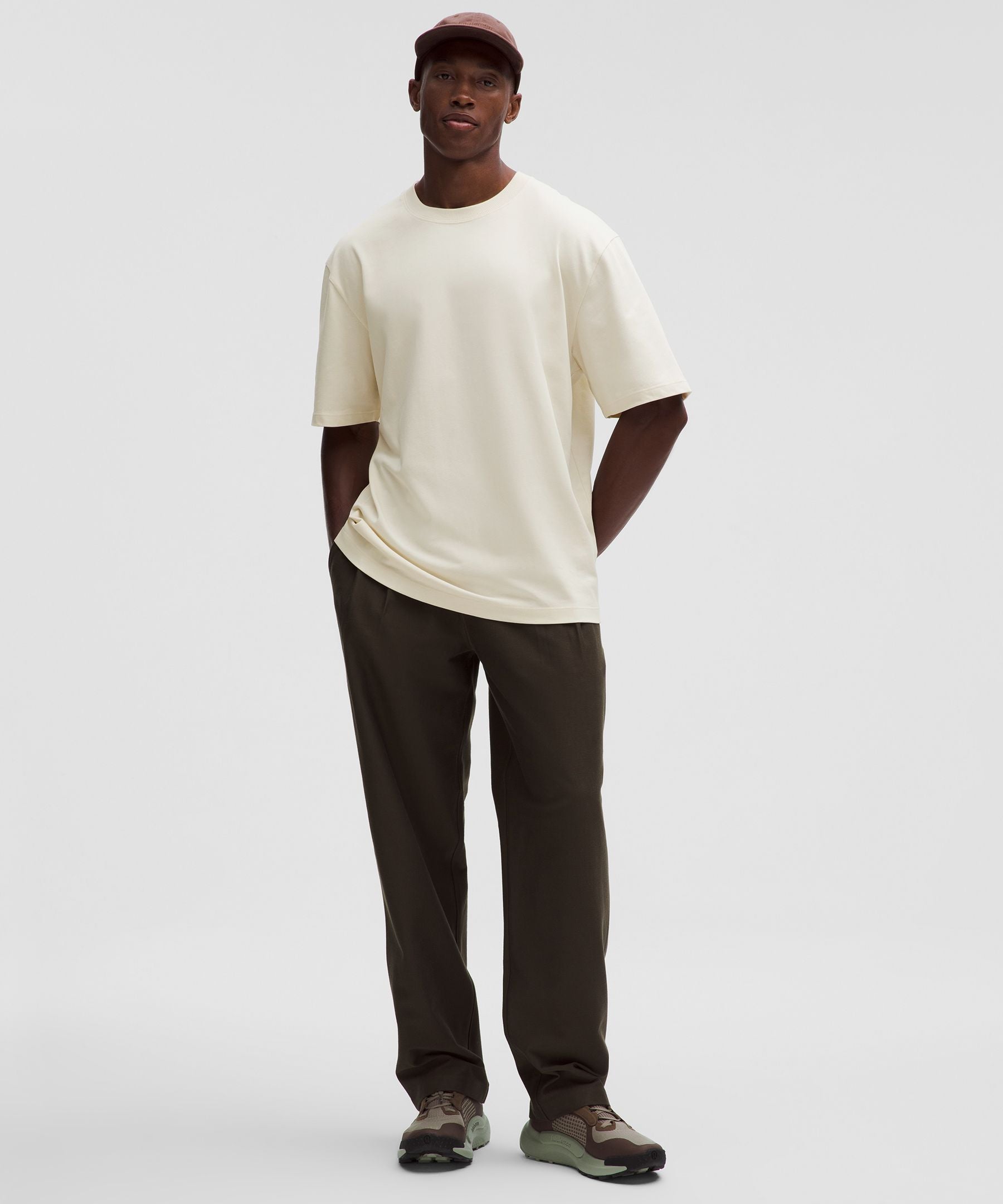 Lululemon Heavyweight Cotton Jersey T-Shirt Light Ivory