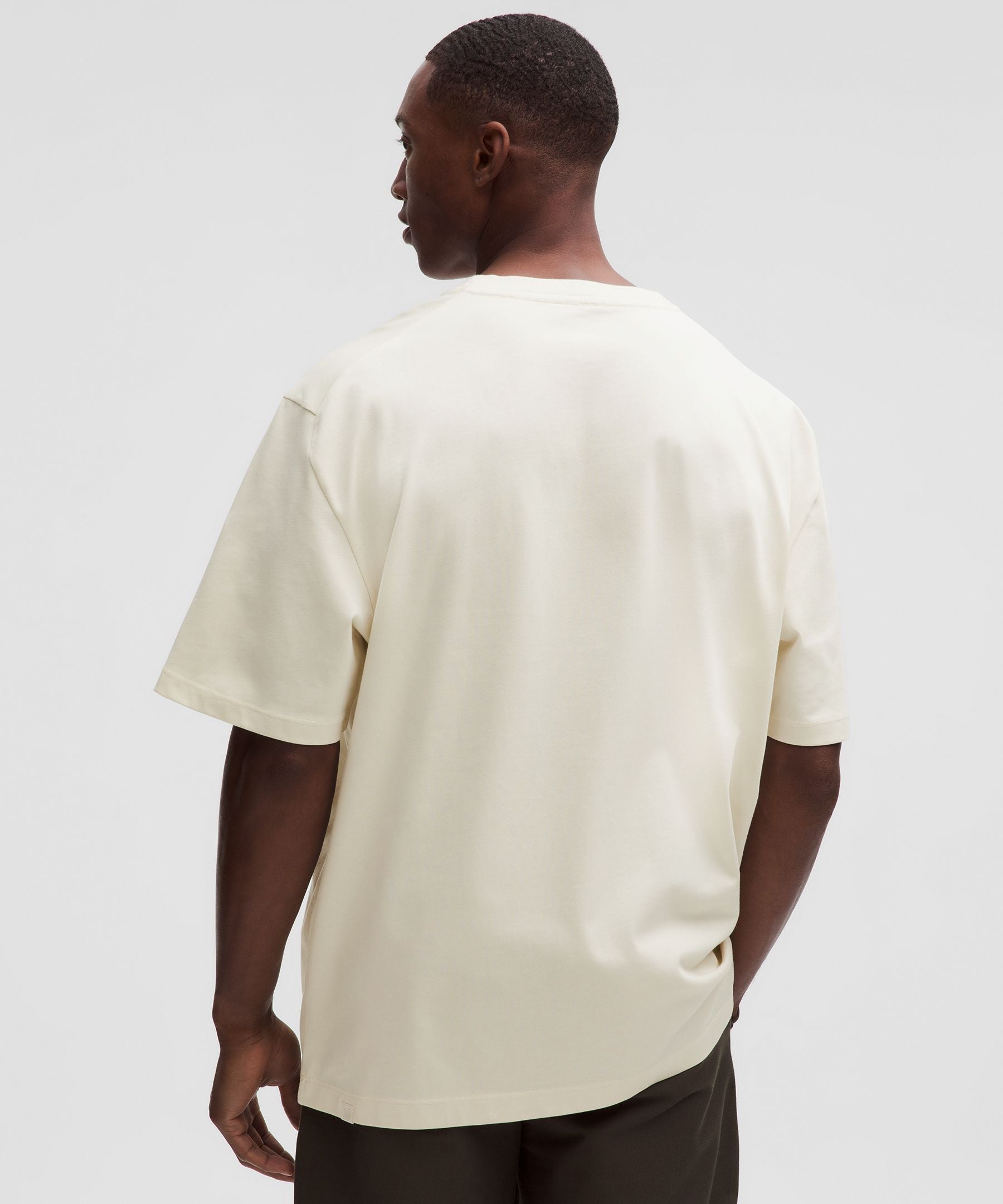 Lululemon Heavyweight Cotton Jersey T-Shirt Light Ivory